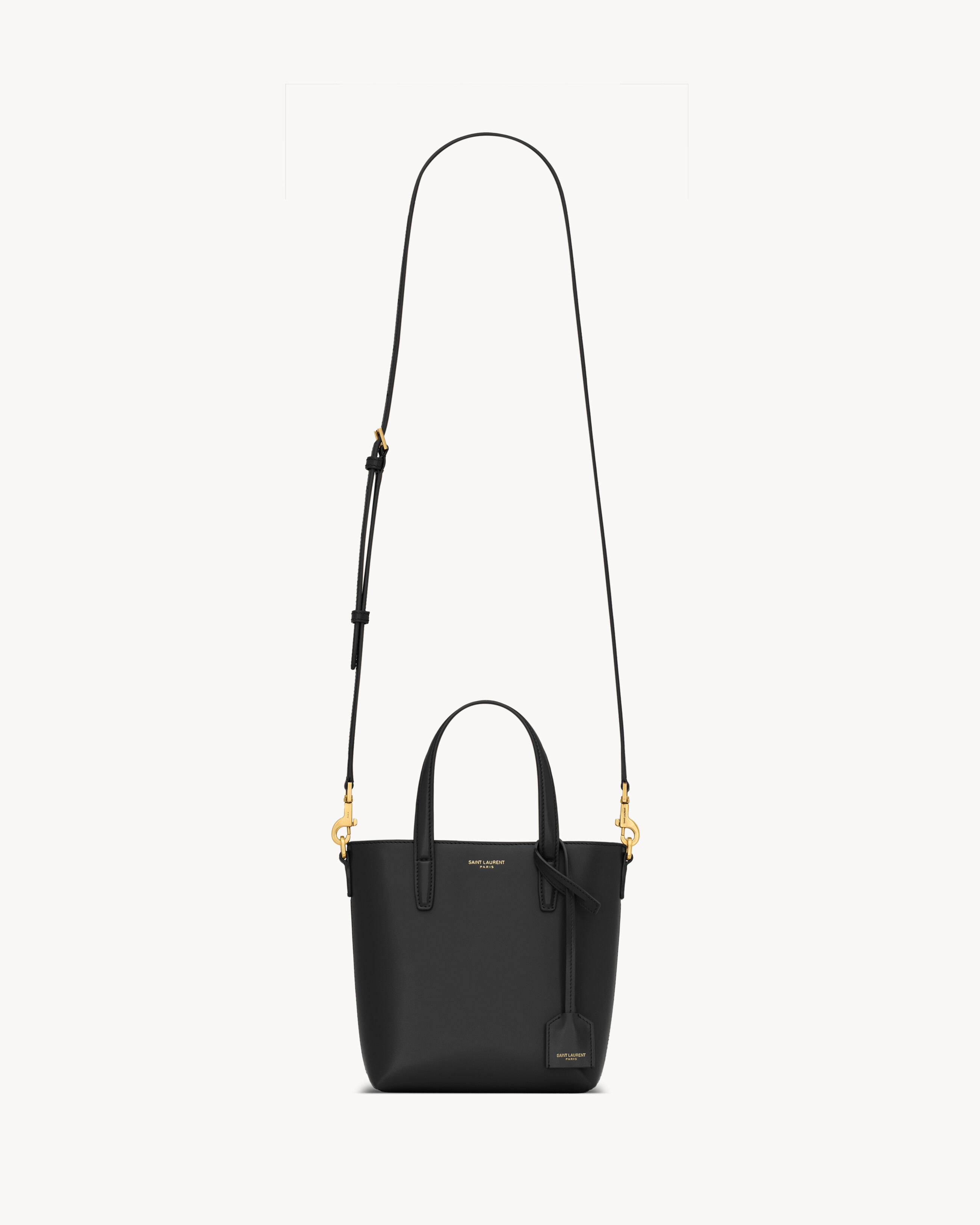 Mini Toy SHOPPING SAINT LAURENT in box leather