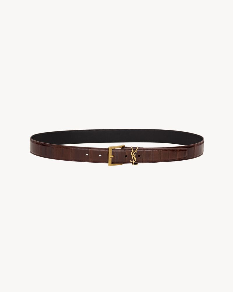 CASSANDRE VADIM belt in eel