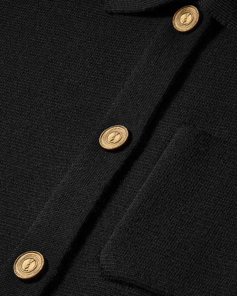 Polo-Cardigan aus Wolle