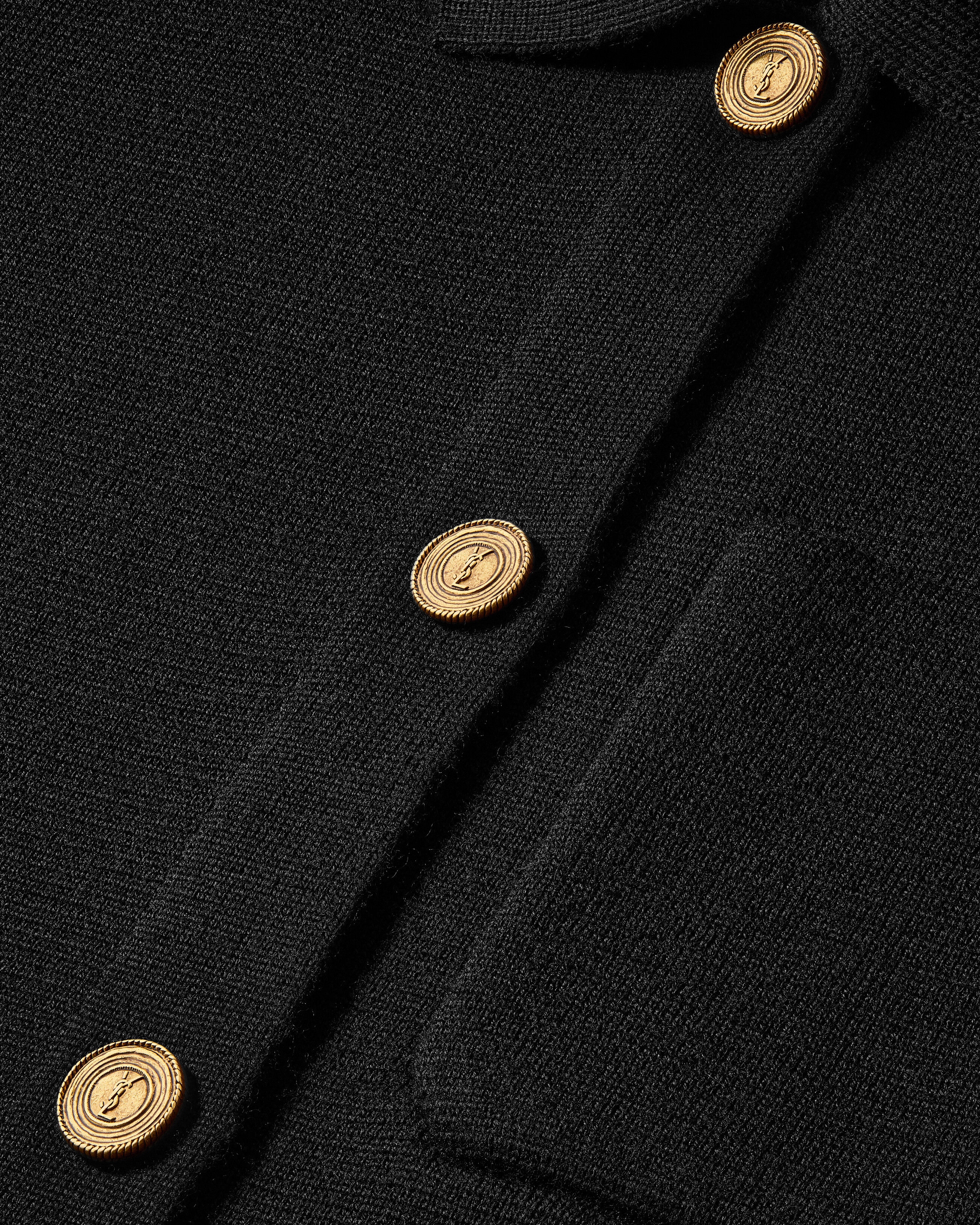 Polo-Cardigan aus Wolle