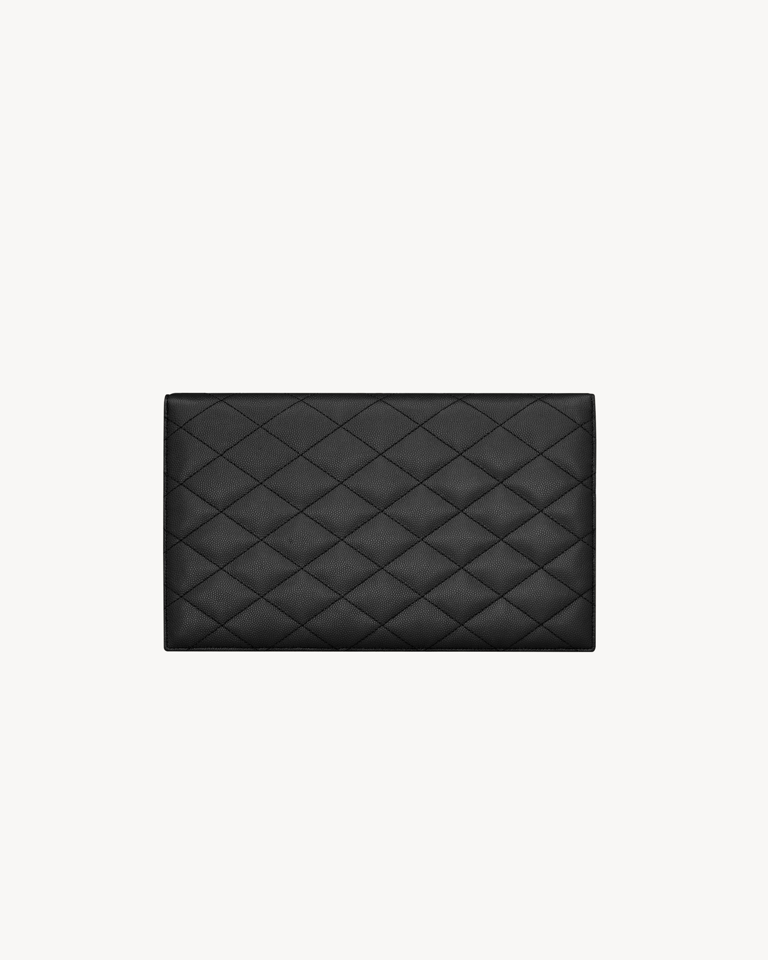 PARIS pouch in GRAIN DE POUDRE leather