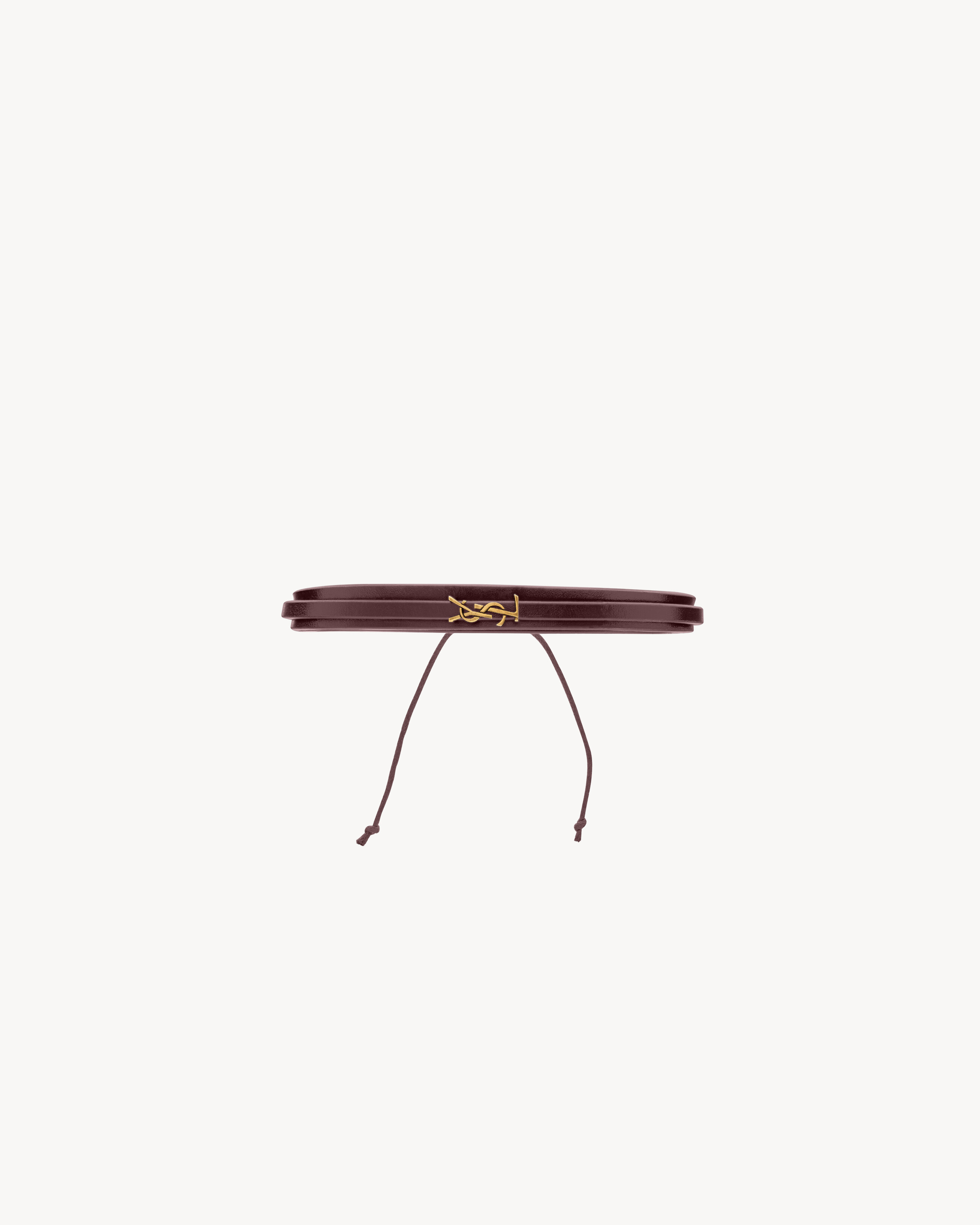 CASSANDRE multi-strand bracelet in leather