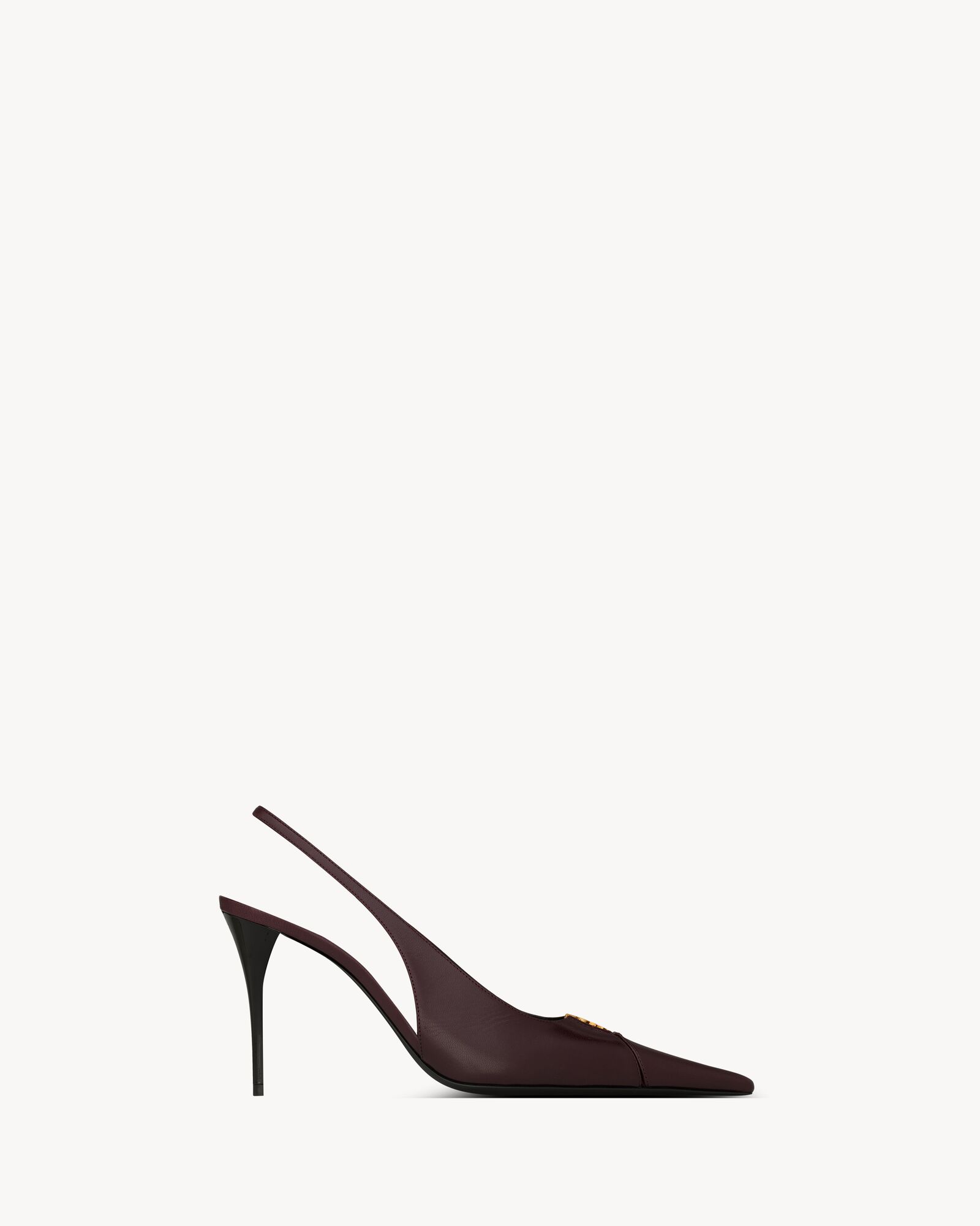 BABYLONE BRETEUIL slingback pumps in smooth leather — 806685AAFAO6619