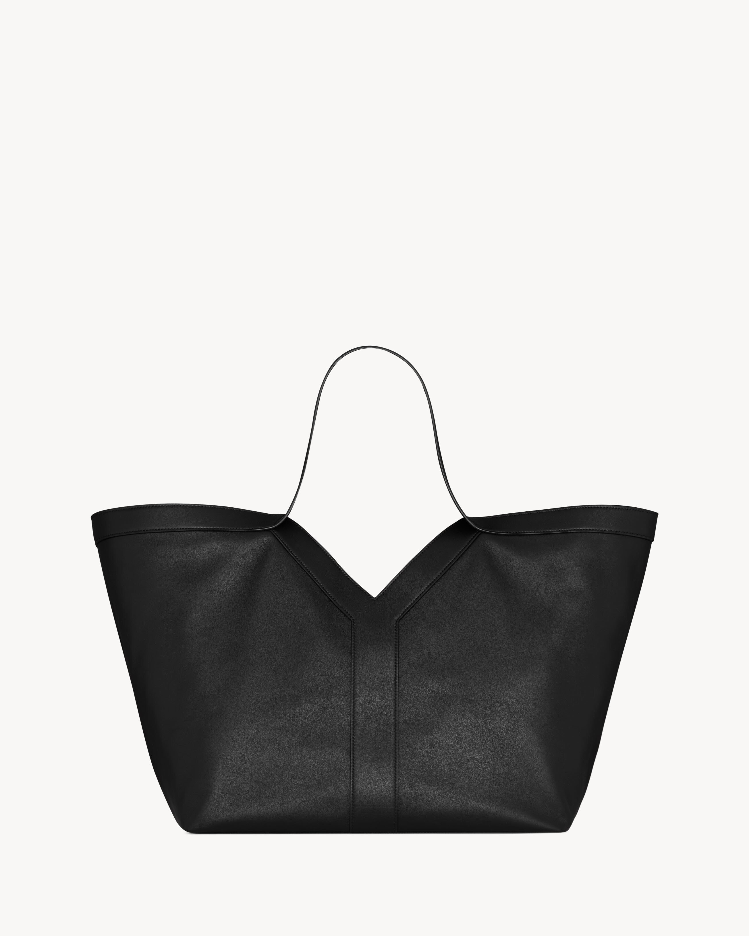 Y TOTE IN LEATHER