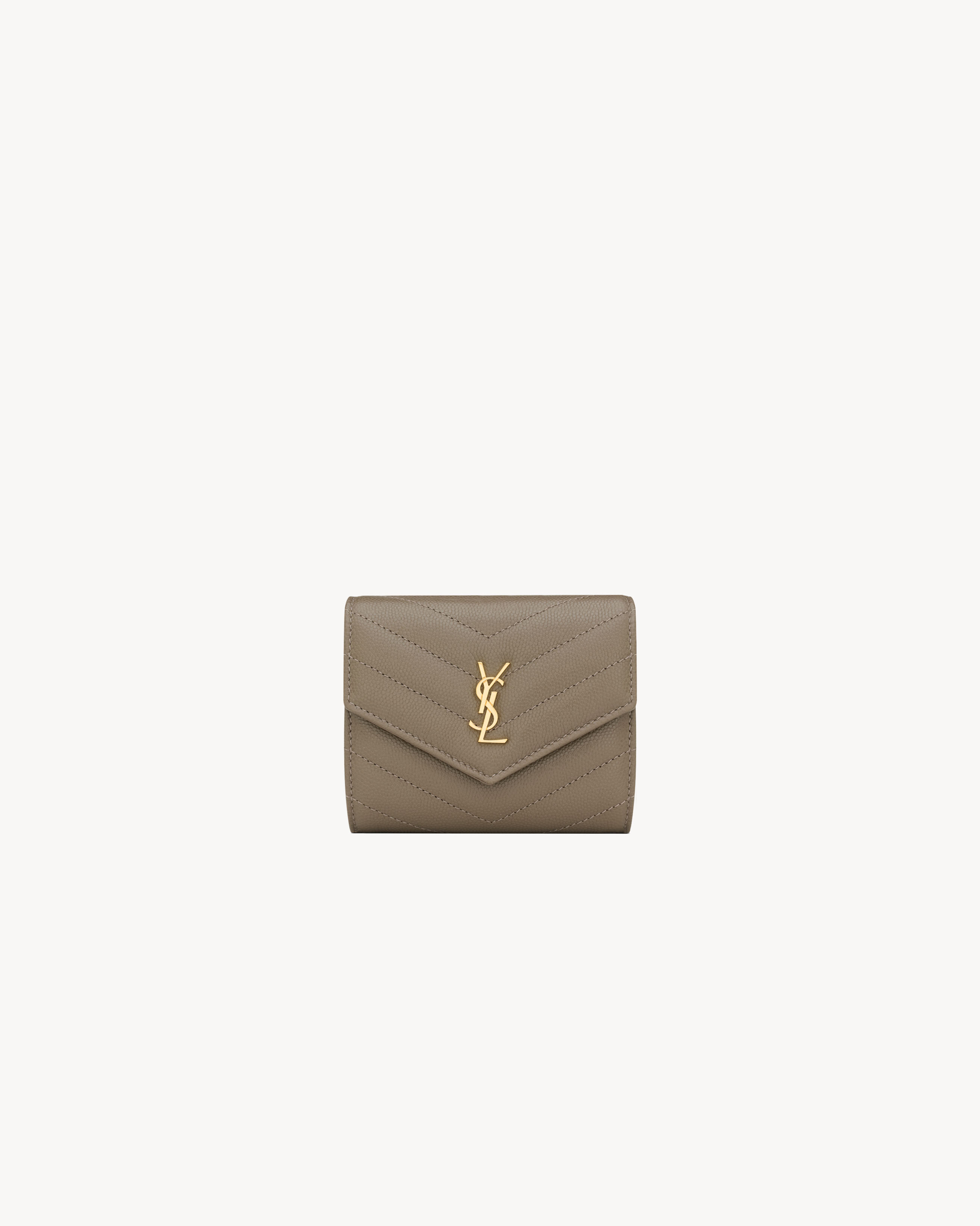 CASSANDRE multi-fold wallet in GRAIN DE POUDRE leather