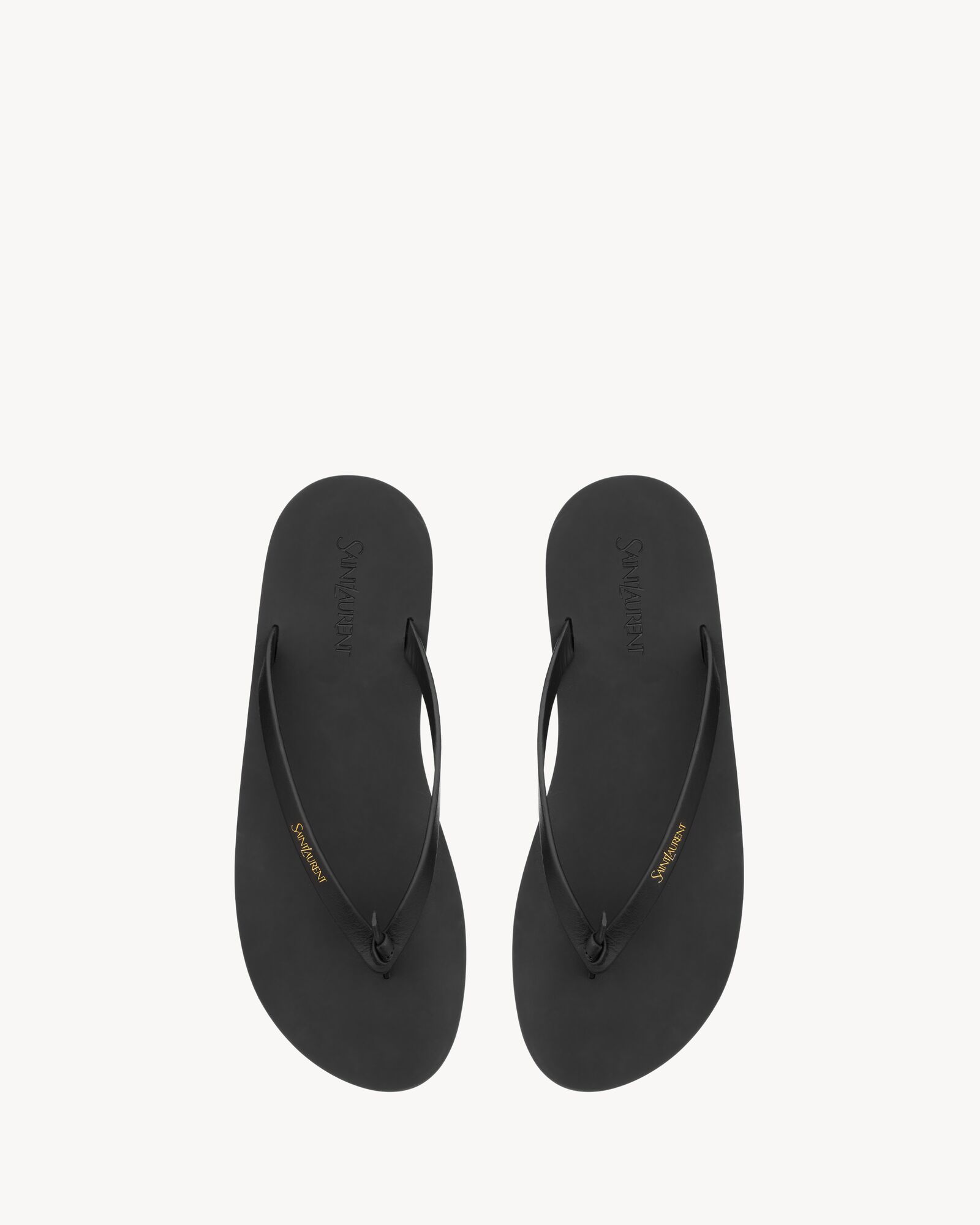 POOL flip-flops in smooth leather — 861304DWE001000