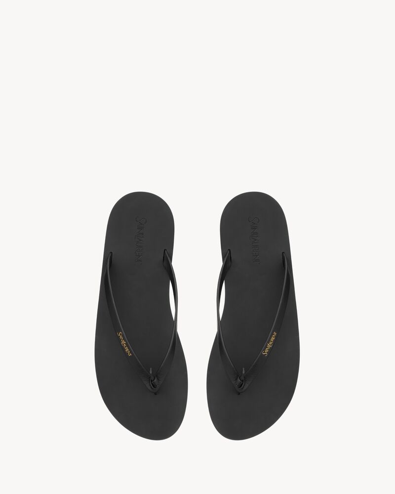 POOL flip-flops in smooth leather