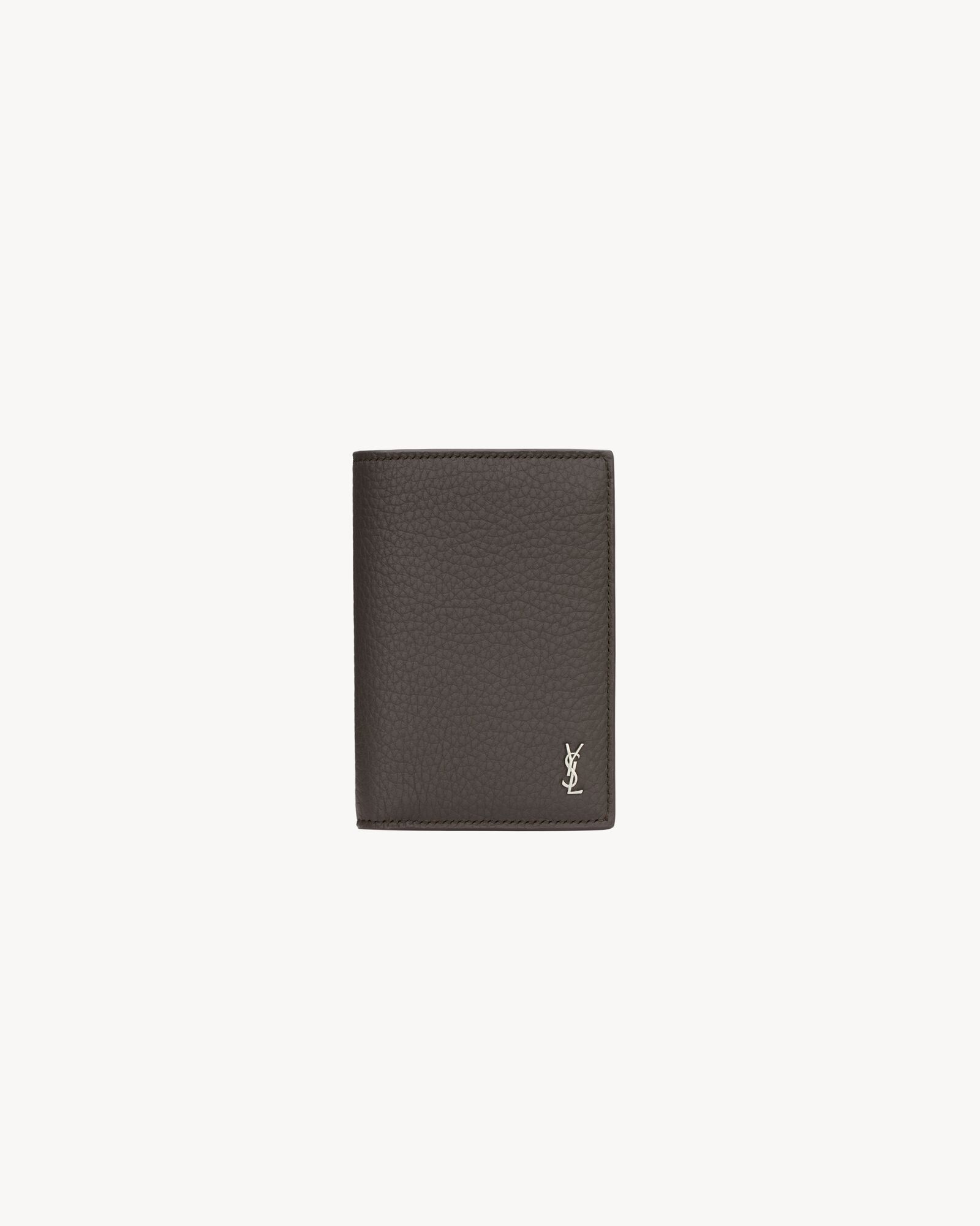 TINY CASSANDRE credit card wallet in grained leather — 847958AAELP1997