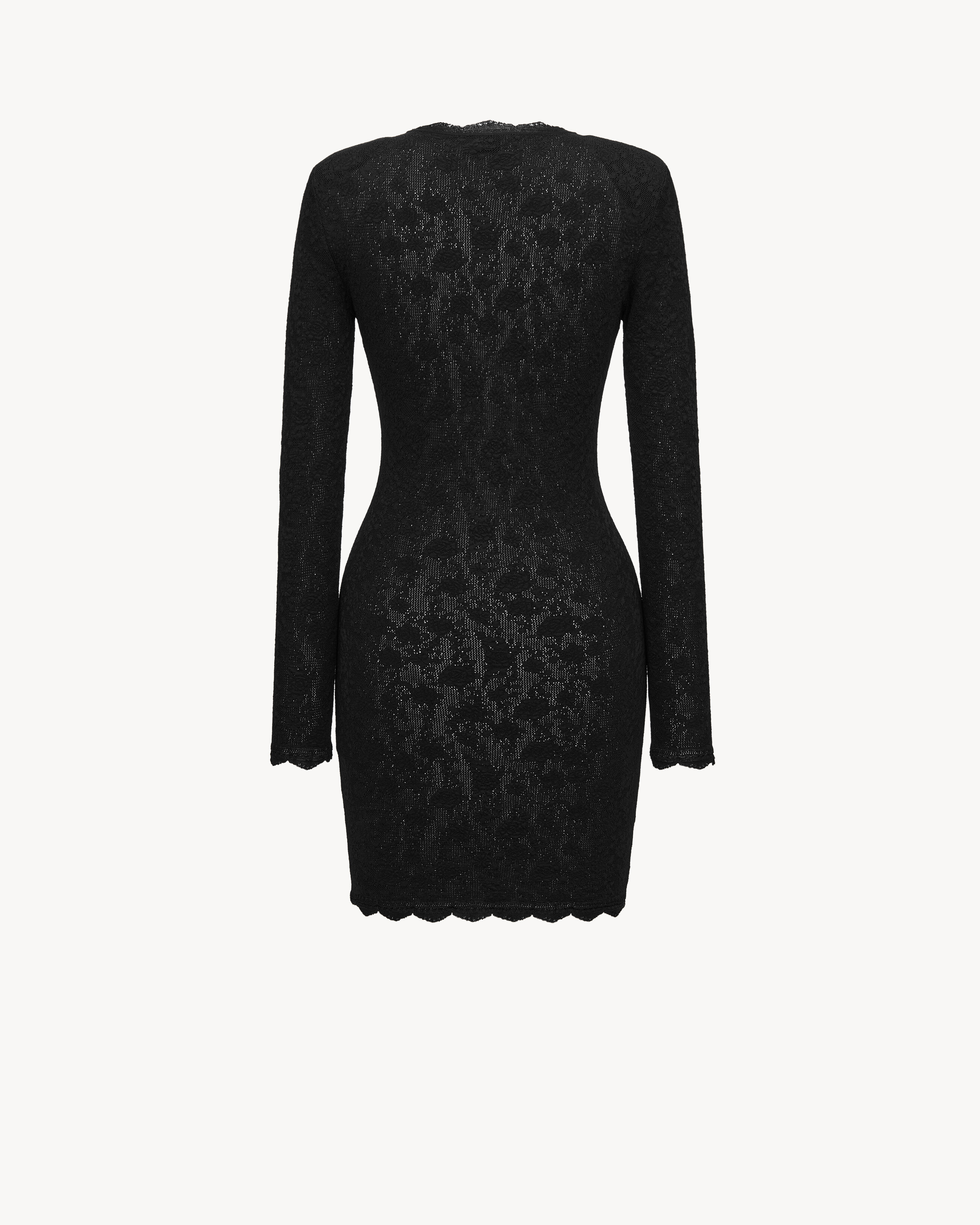 ysl mini black dress Saint Laurent In Floral Mesh Knit - - Women Mini dresses This sleek kid abaya Long 3D Floral Quinceanera Choose Your Flavor:Vanilla white chocolate mousse