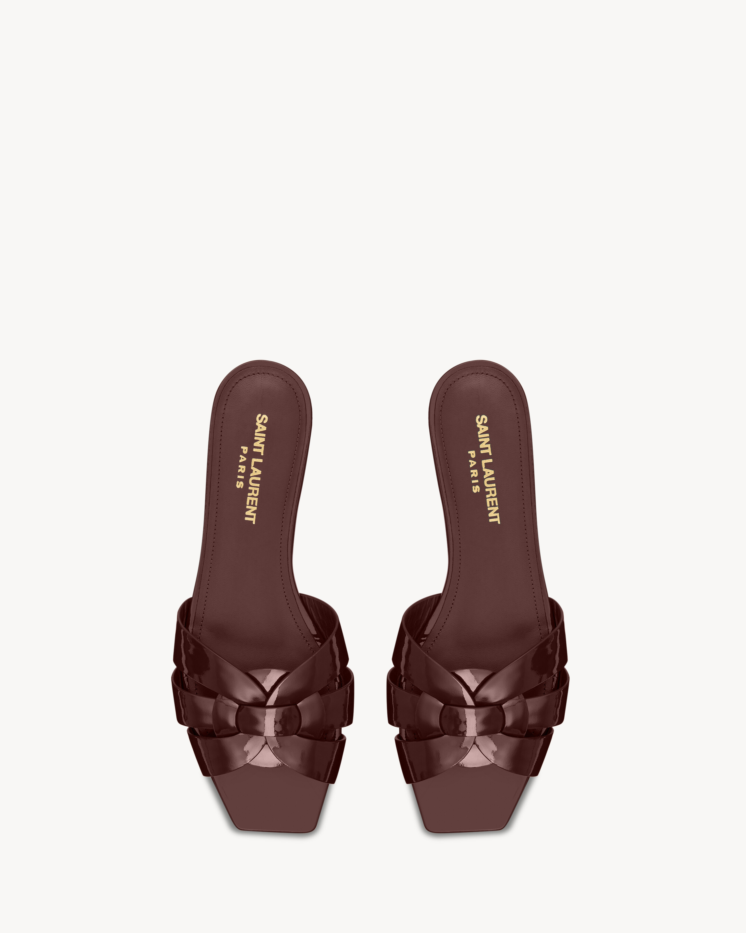 TRIBUTE Pantoletten aus Lackleder