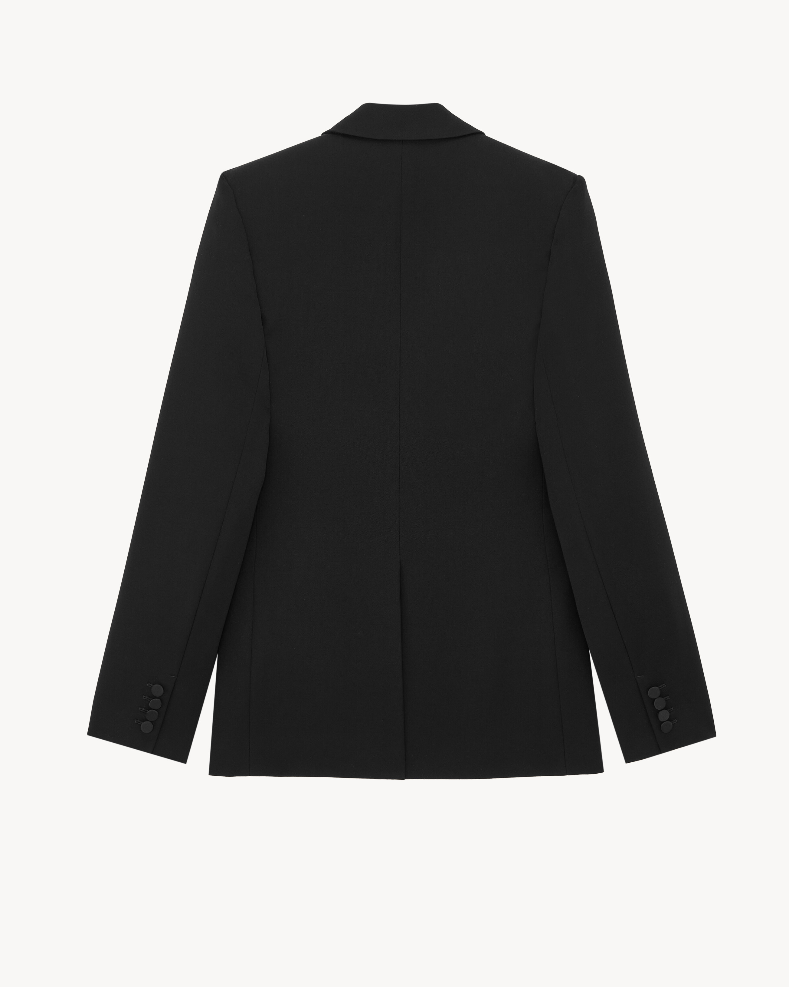 single-breasted tuxedo jacket in grain de poudre