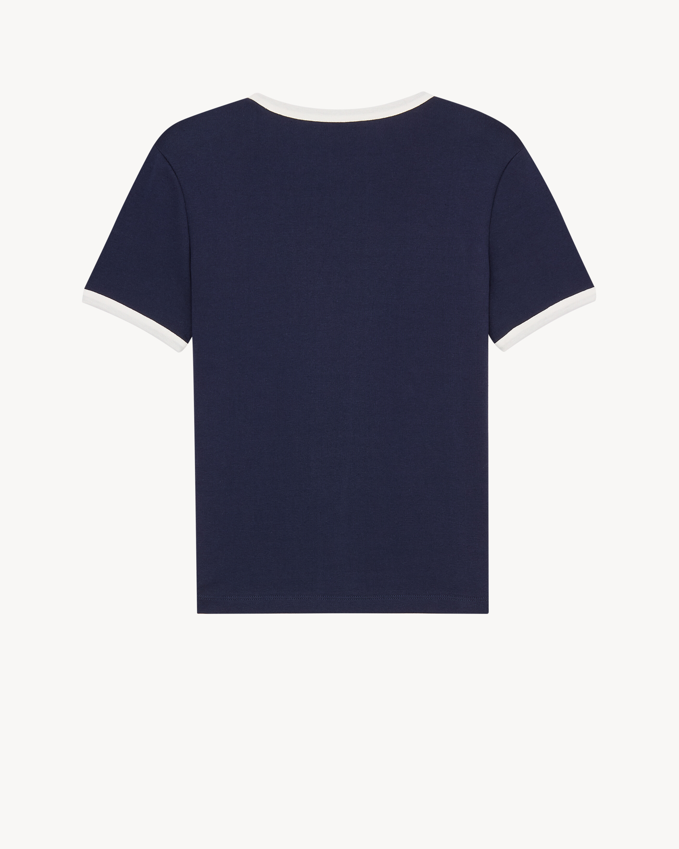 CASSANDRE T-shirt in ribbed cotton jersey