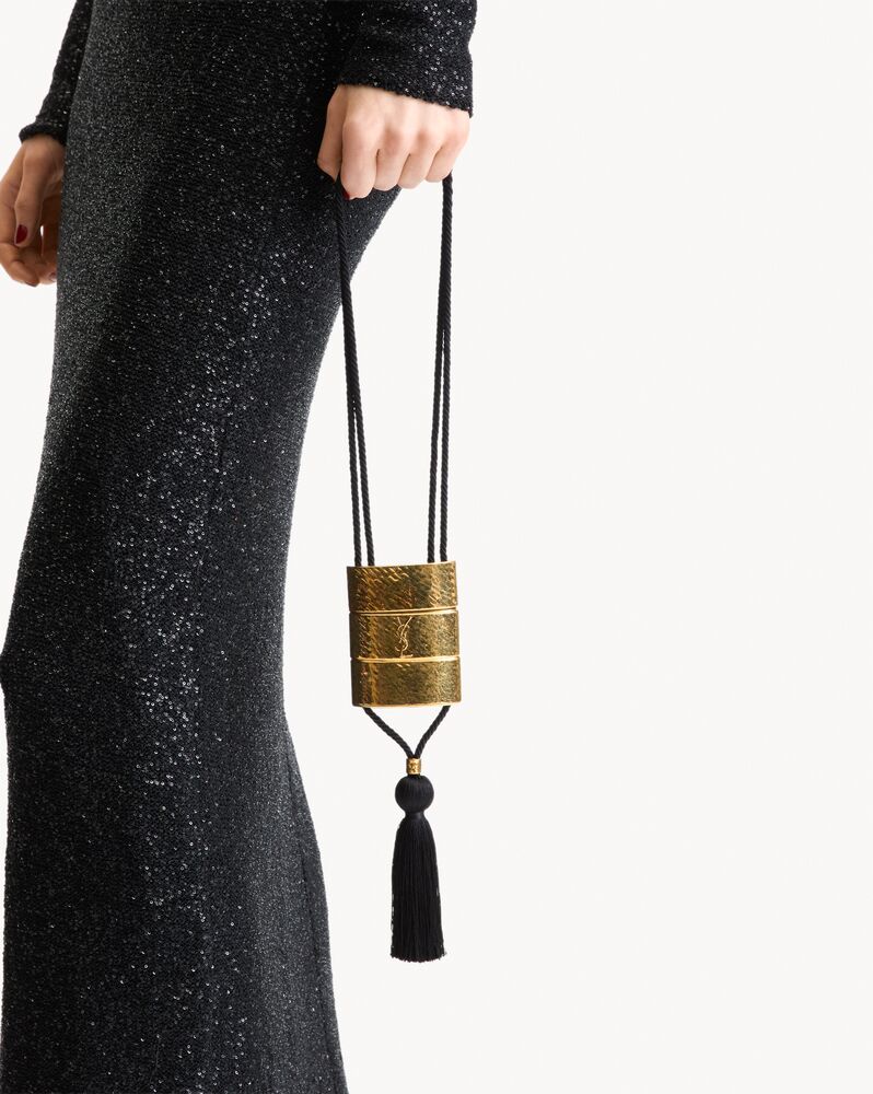 EVENING OPIUM Micro Minaudière aus Metall