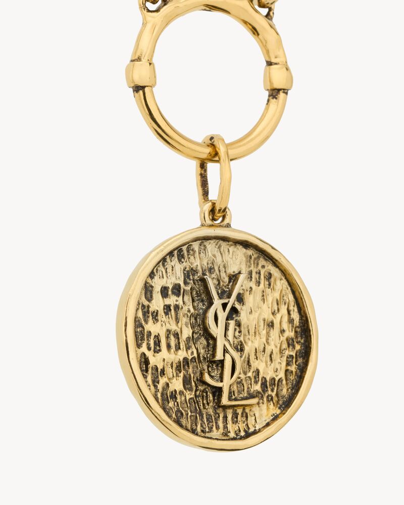 CASSANDRE medallion necklace in metal
