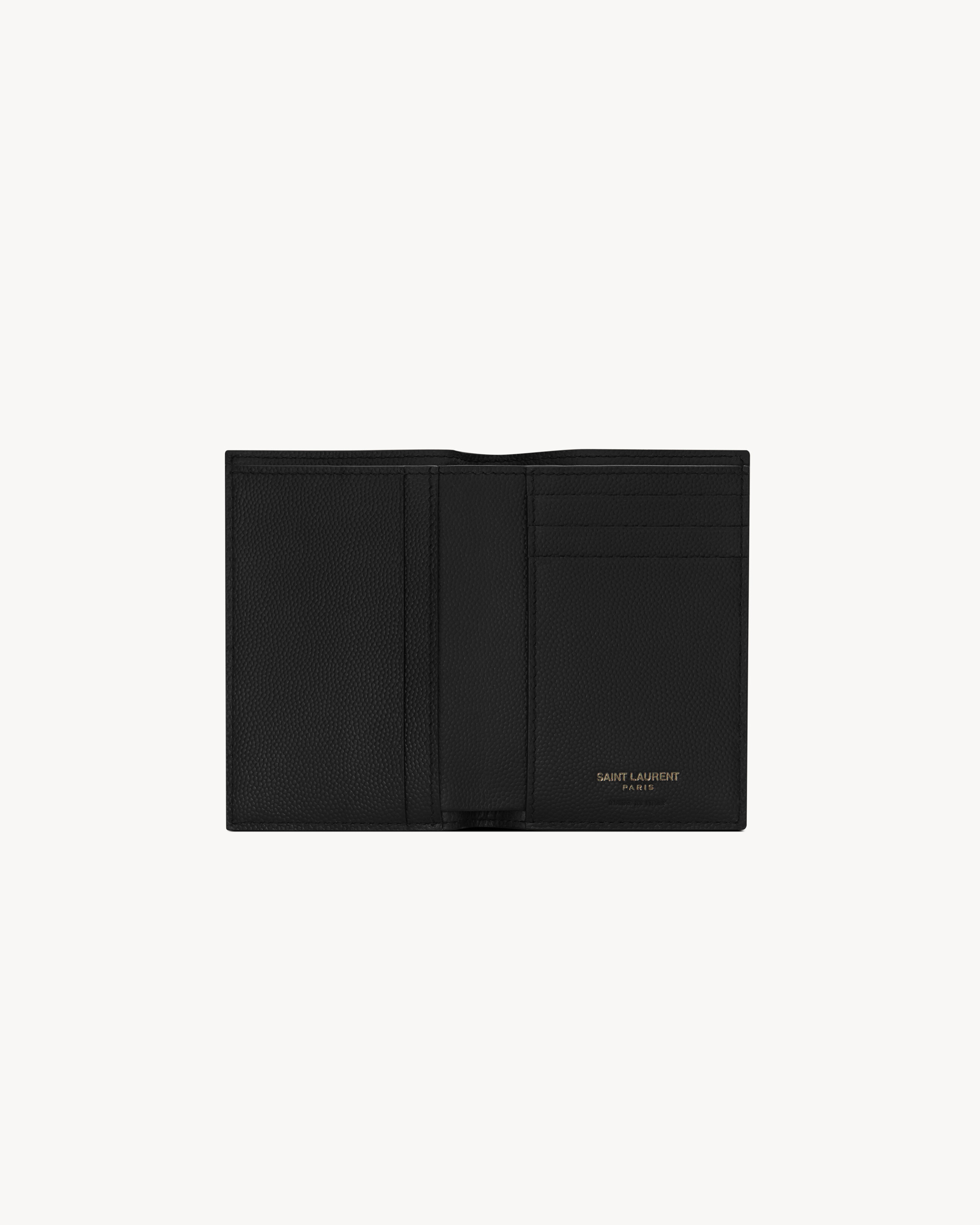 CASSANDRE credit card wallet in grain de poudre leather