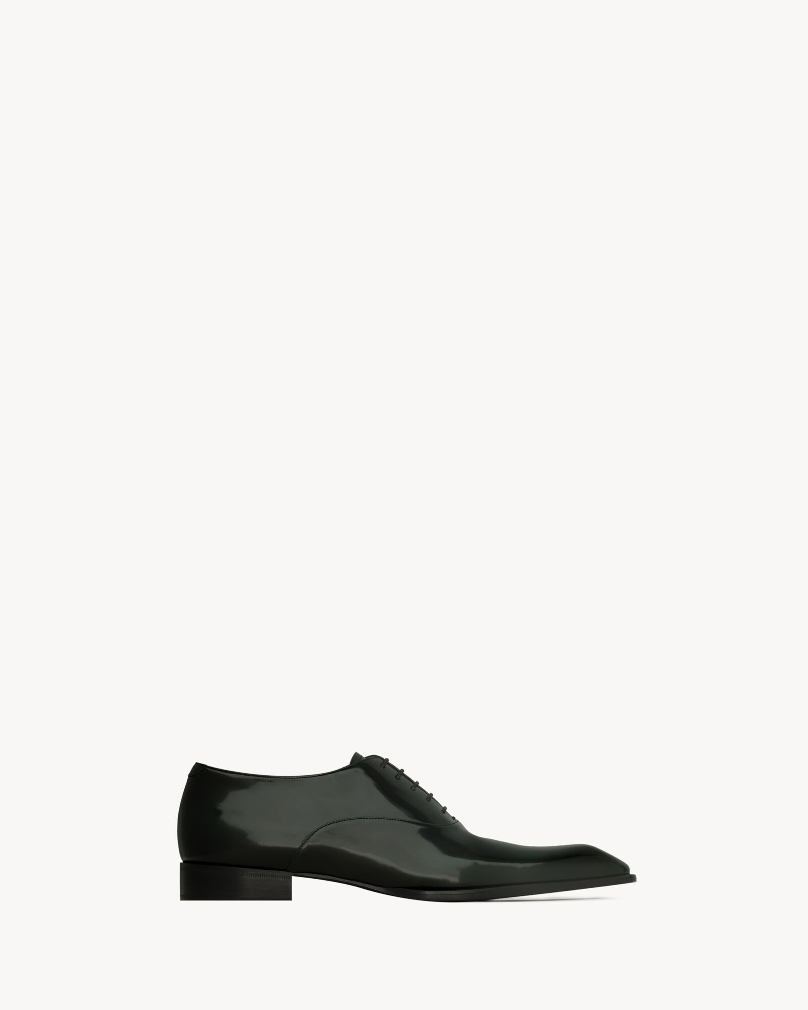 STANTON oxfords in glazed leather — 860500AAF2Y3104