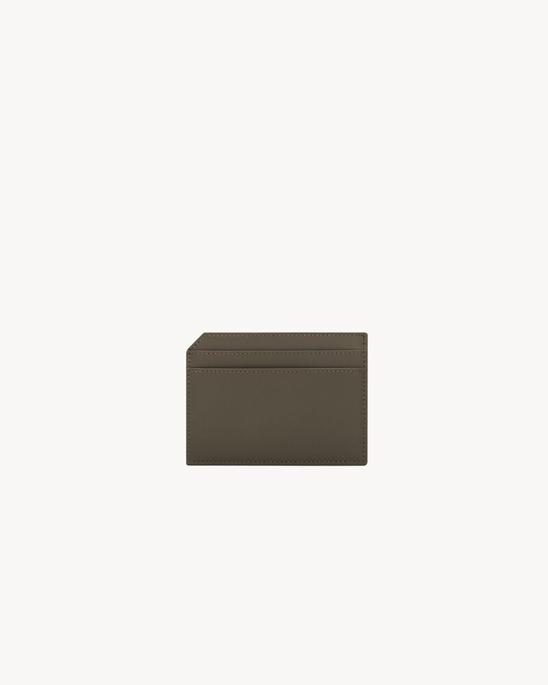 Saint Laurent Paris open card case in smooth leather
