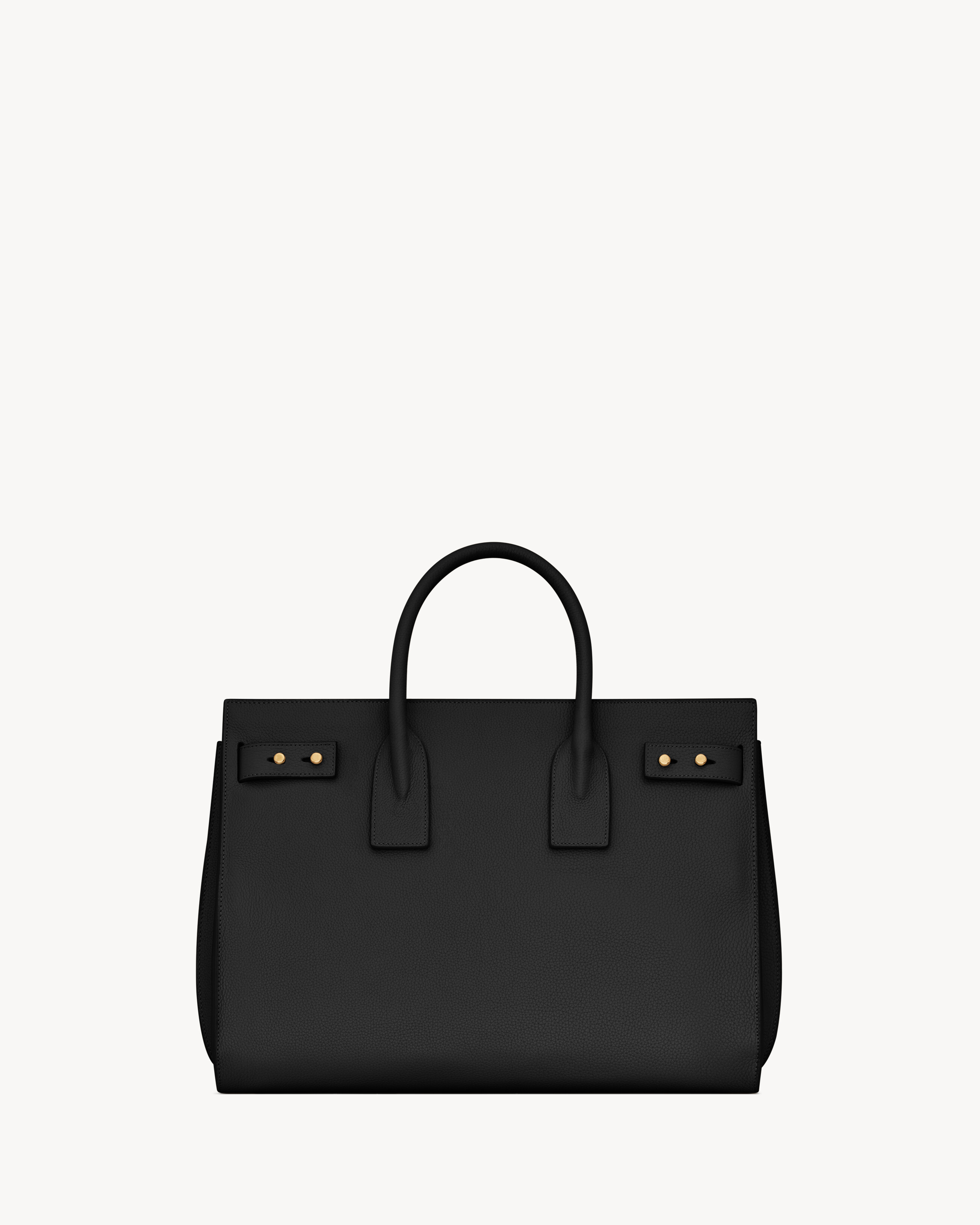 SAC DE JOUR SOUPLE EN CUIR GRAINÉ – MEDIUM