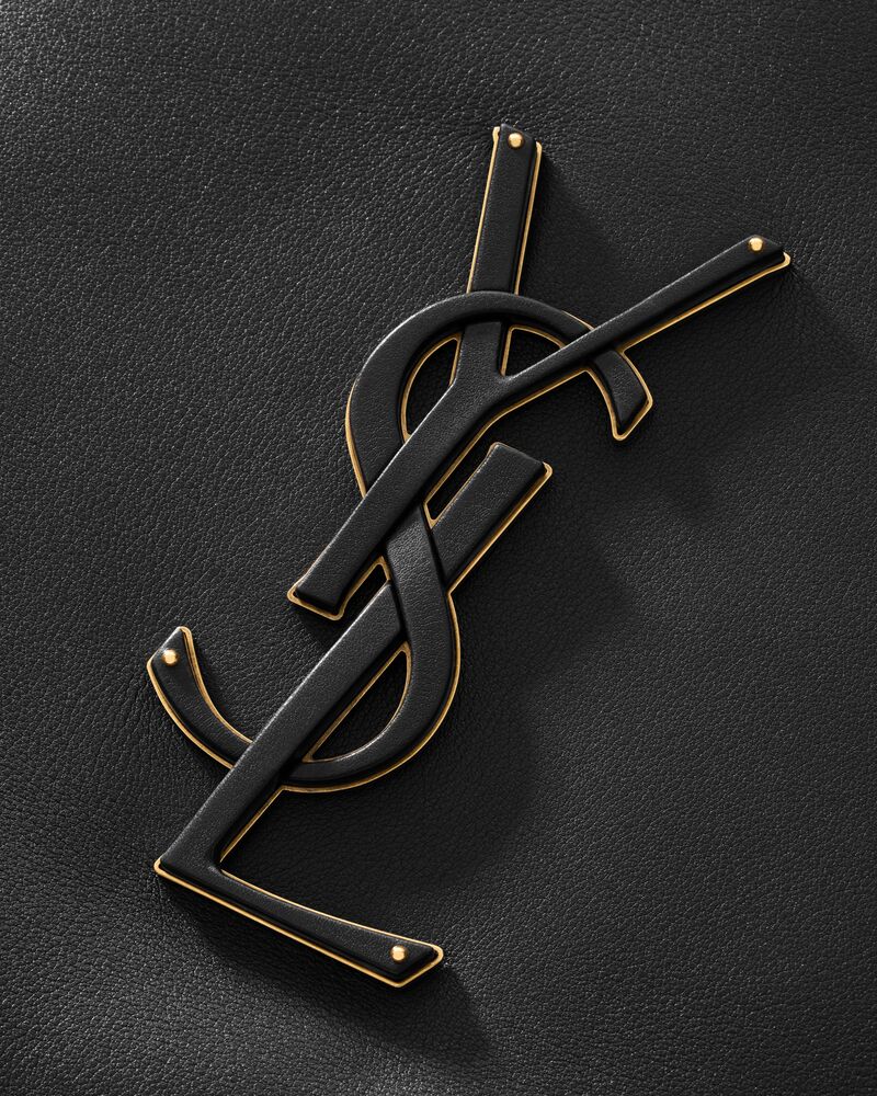 ICARE medium in smooth leather in Black | Saint Laurent | YSL US