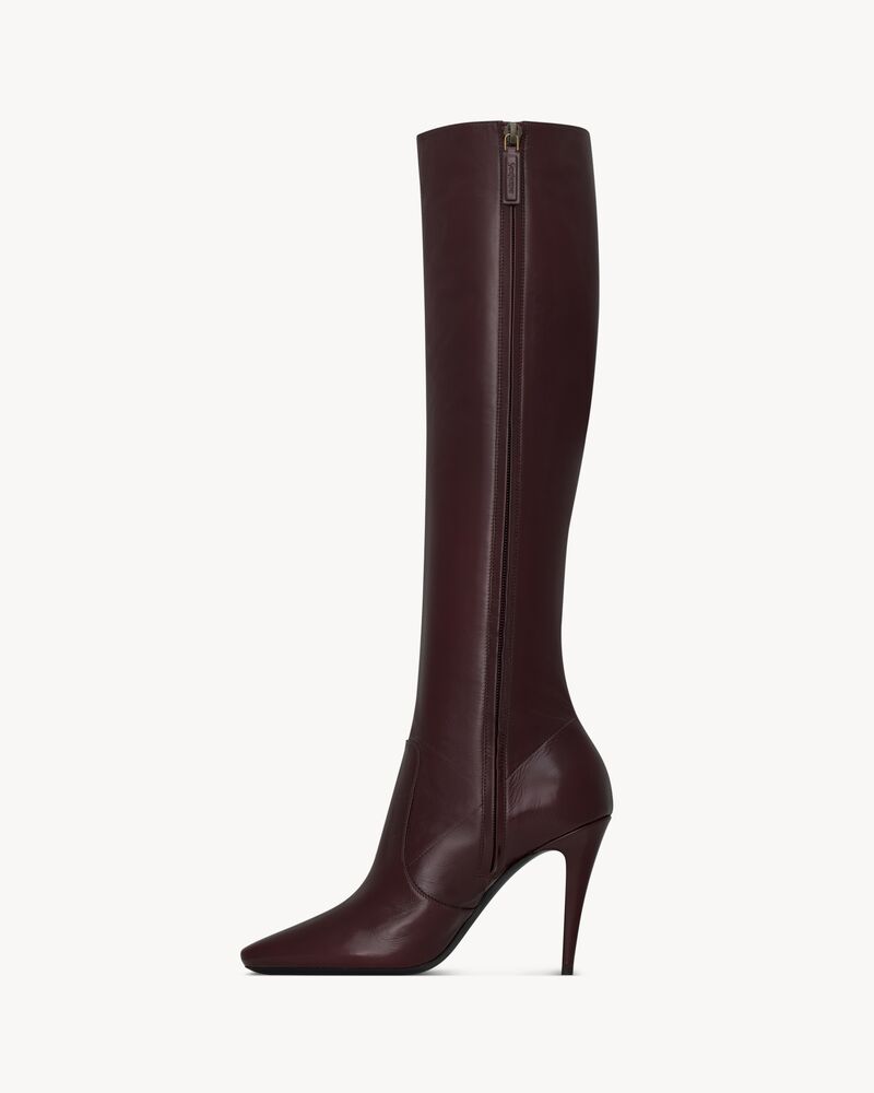 CAPUCINE boots in smooth leather