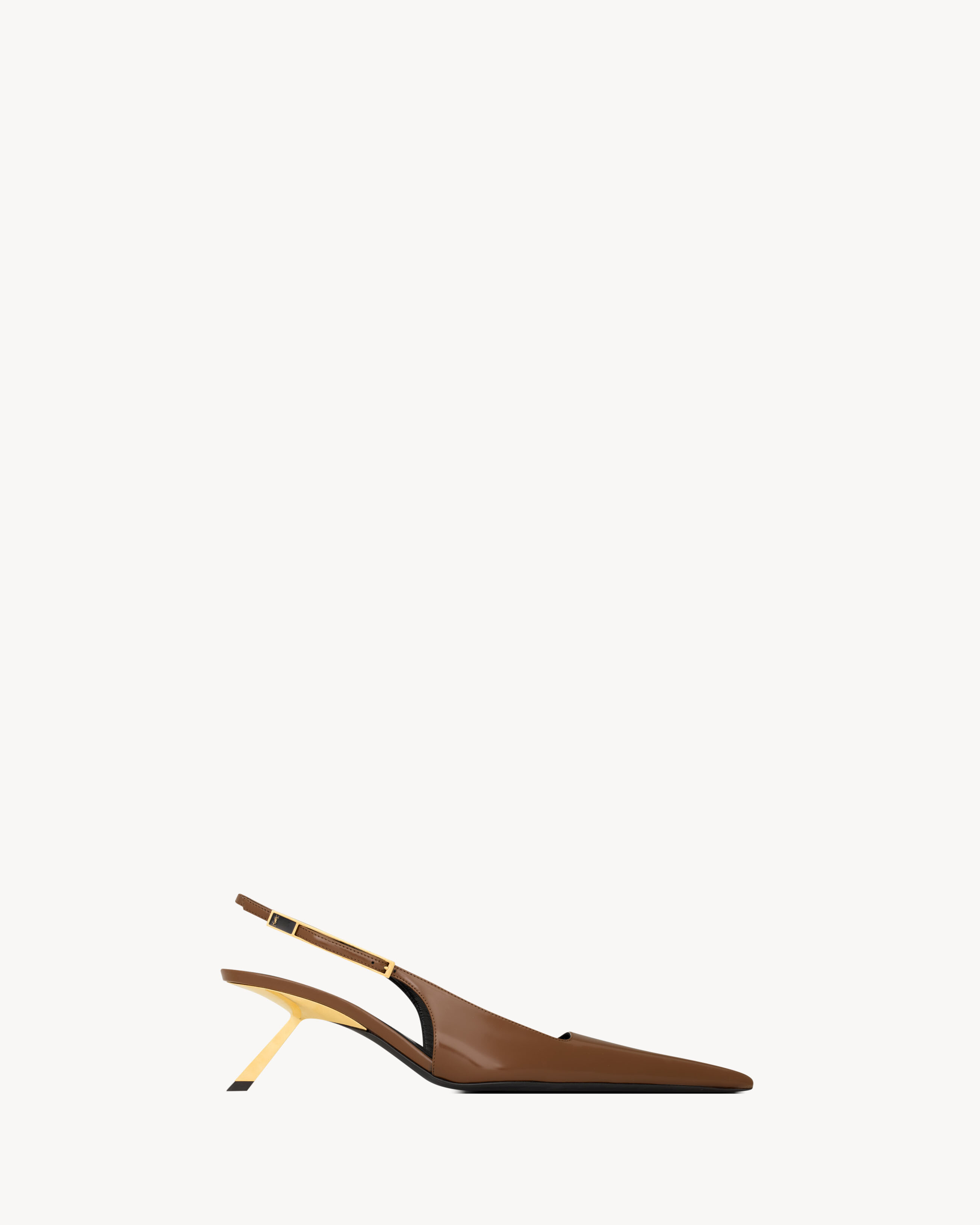 LEE slingback pumps in glazed leather