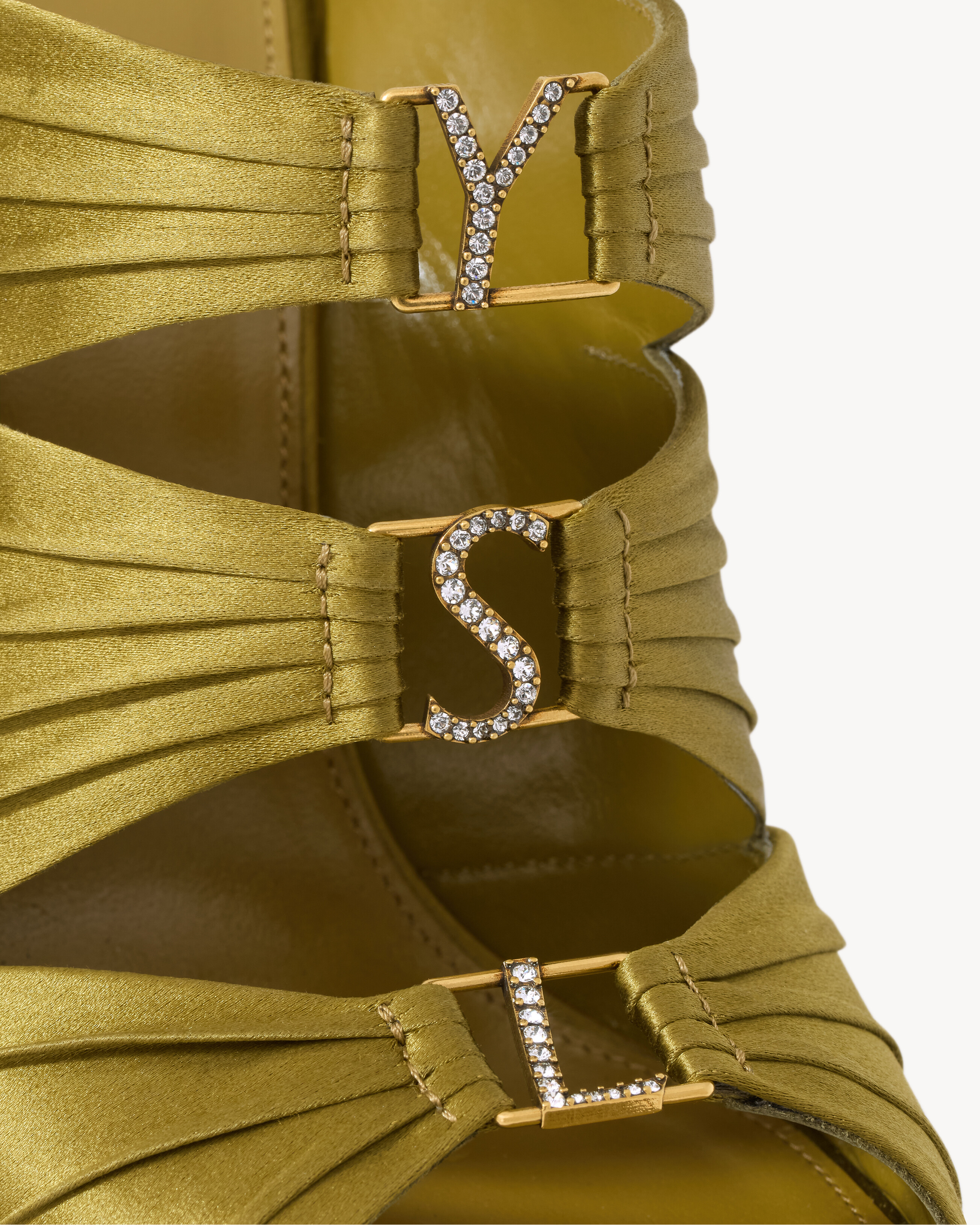 EMILIE mules in satin crepe