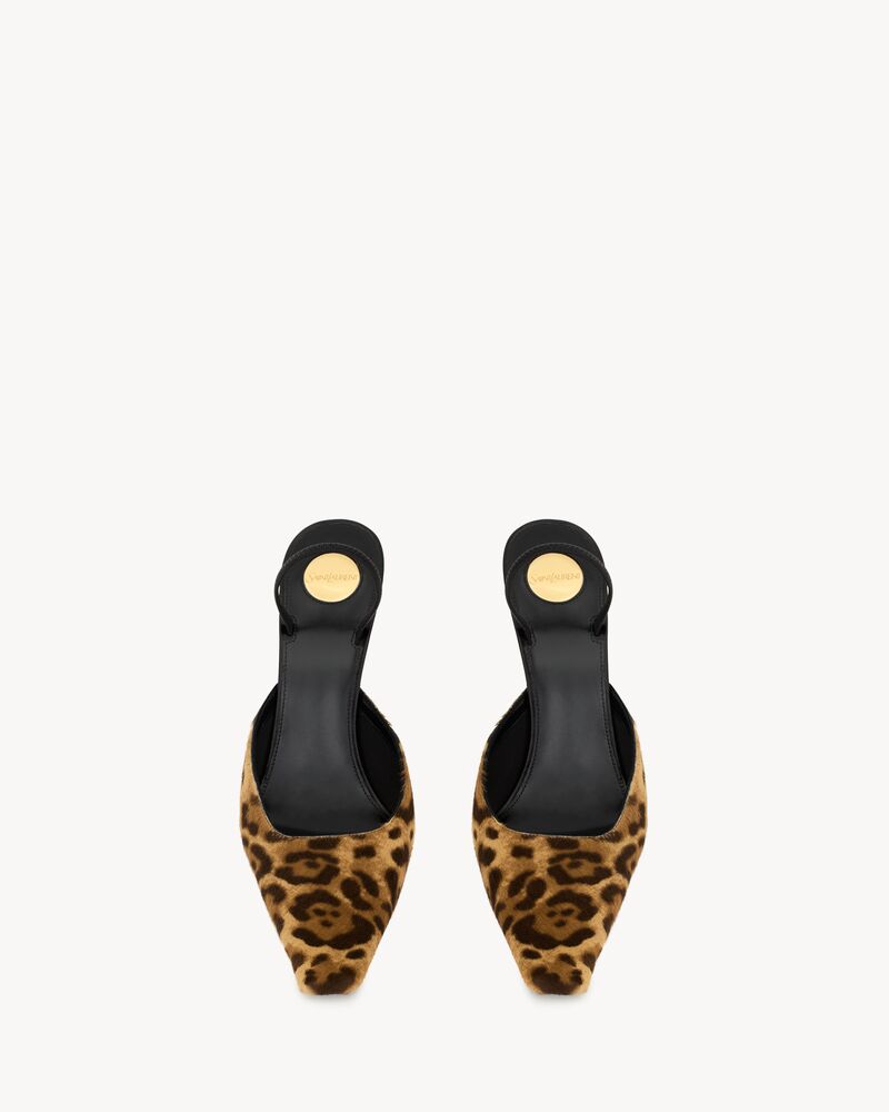 TUILERIES slingback pumps in pony hair leather