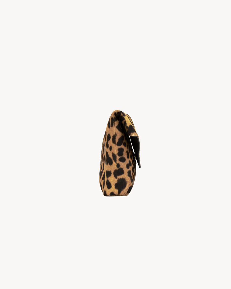 CASSANDRE large envelope pouch in pony hair leather