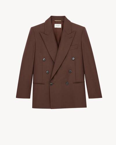 Double laubeblanc ジャケット・アウター breasted Noah - Blazer Double-Breasted brown Blazer ジャケット・アウター
