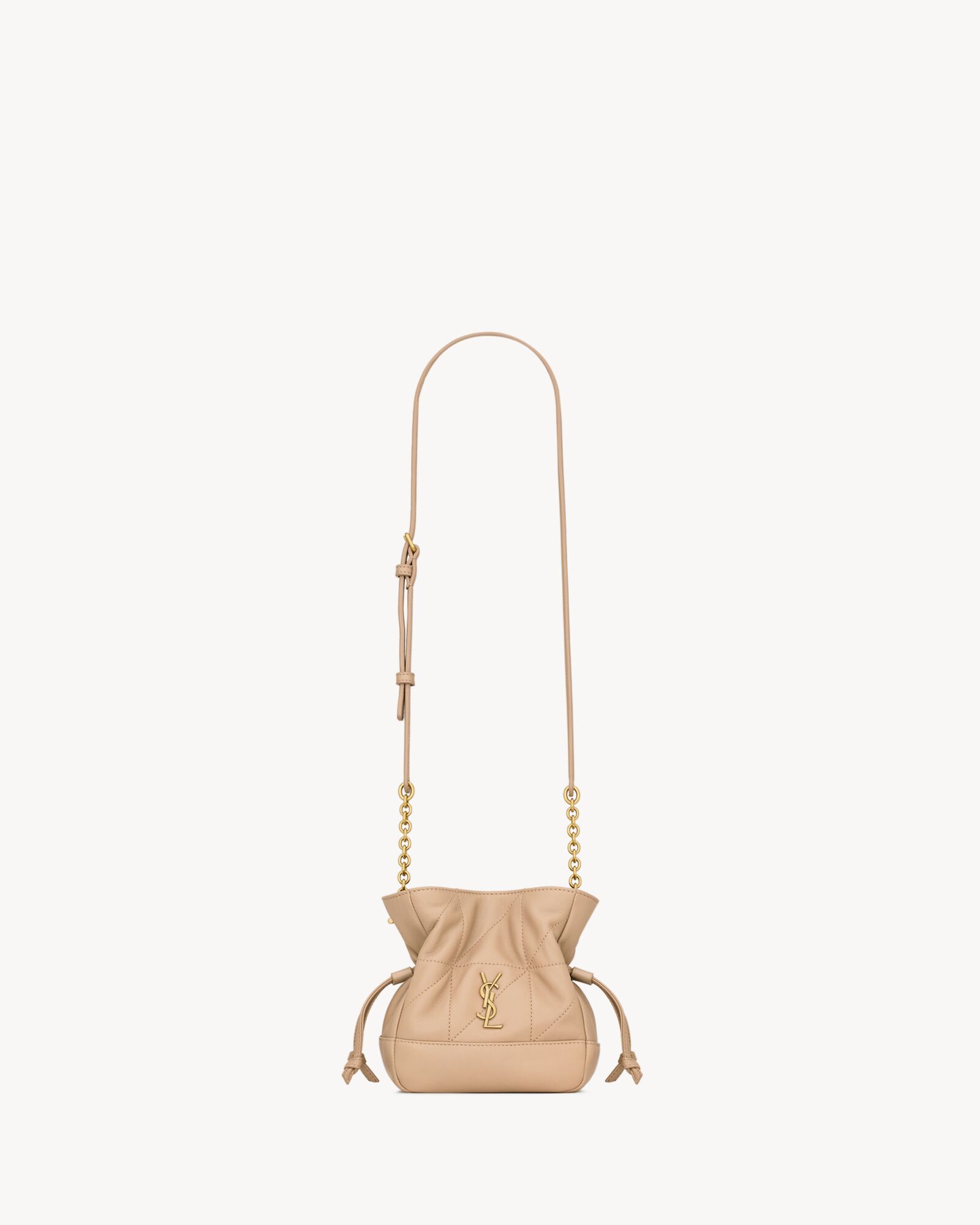 JAMIE mini shoulder pouch in lambskin — 859174AAB329295