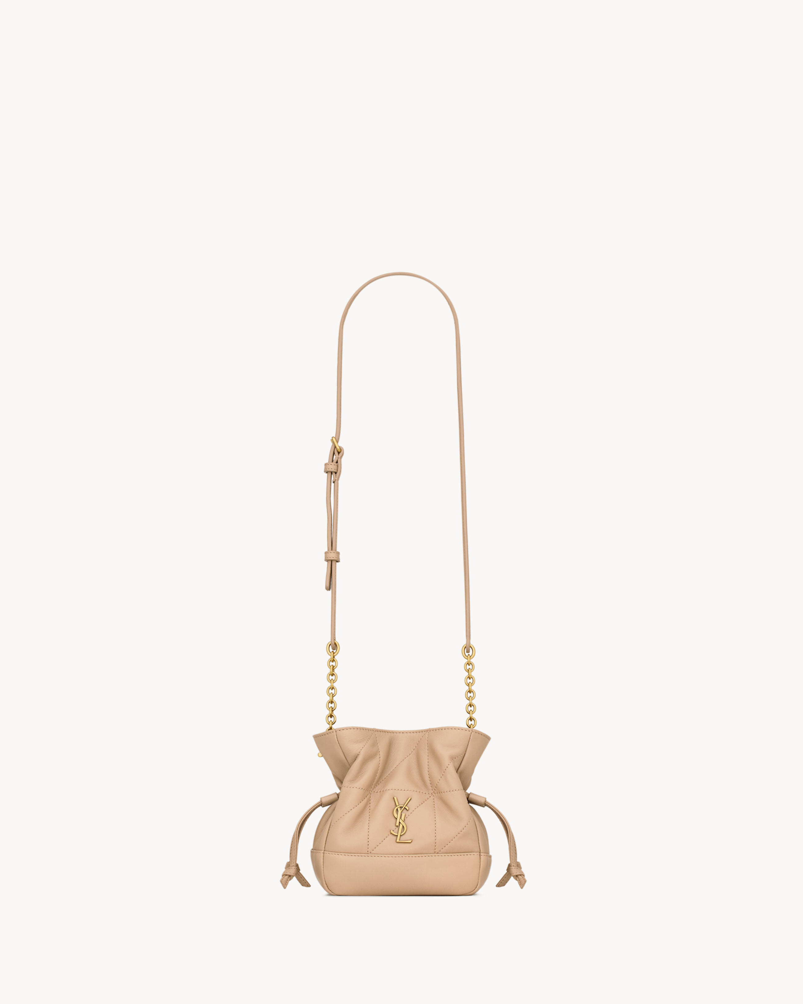 JAMIE mini shoulder pouch in lambskin