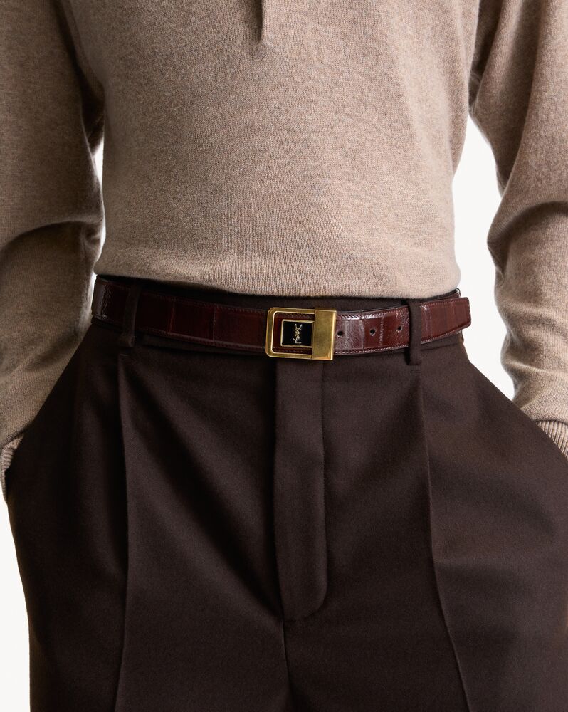LA 66 belt in eel