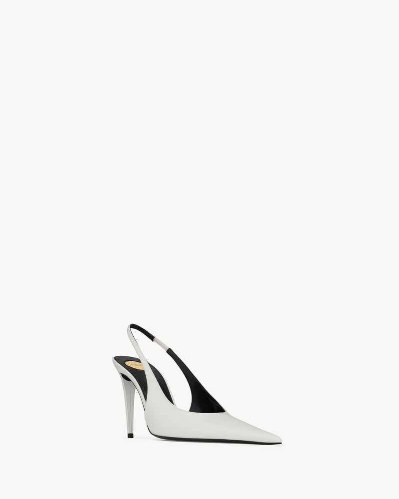 GUERMANTES slingback pumps in patent leather