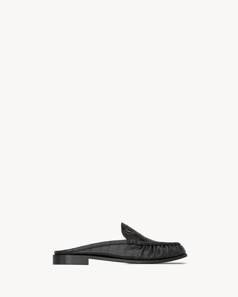 LE LOAFER mules in eel