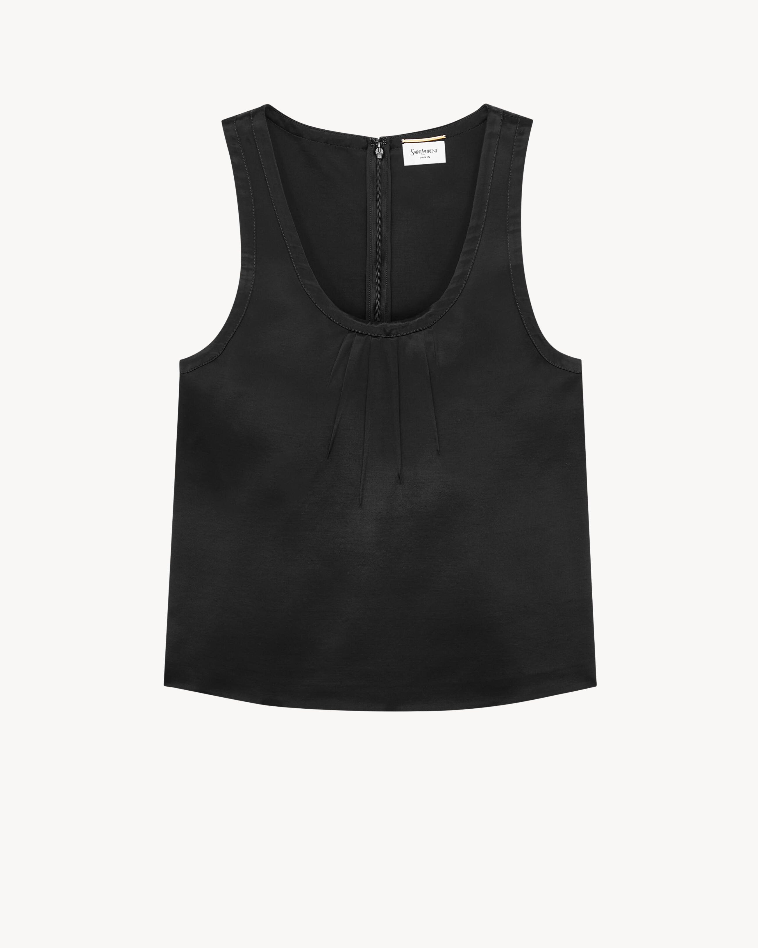 CASSANDRE shift top in satin