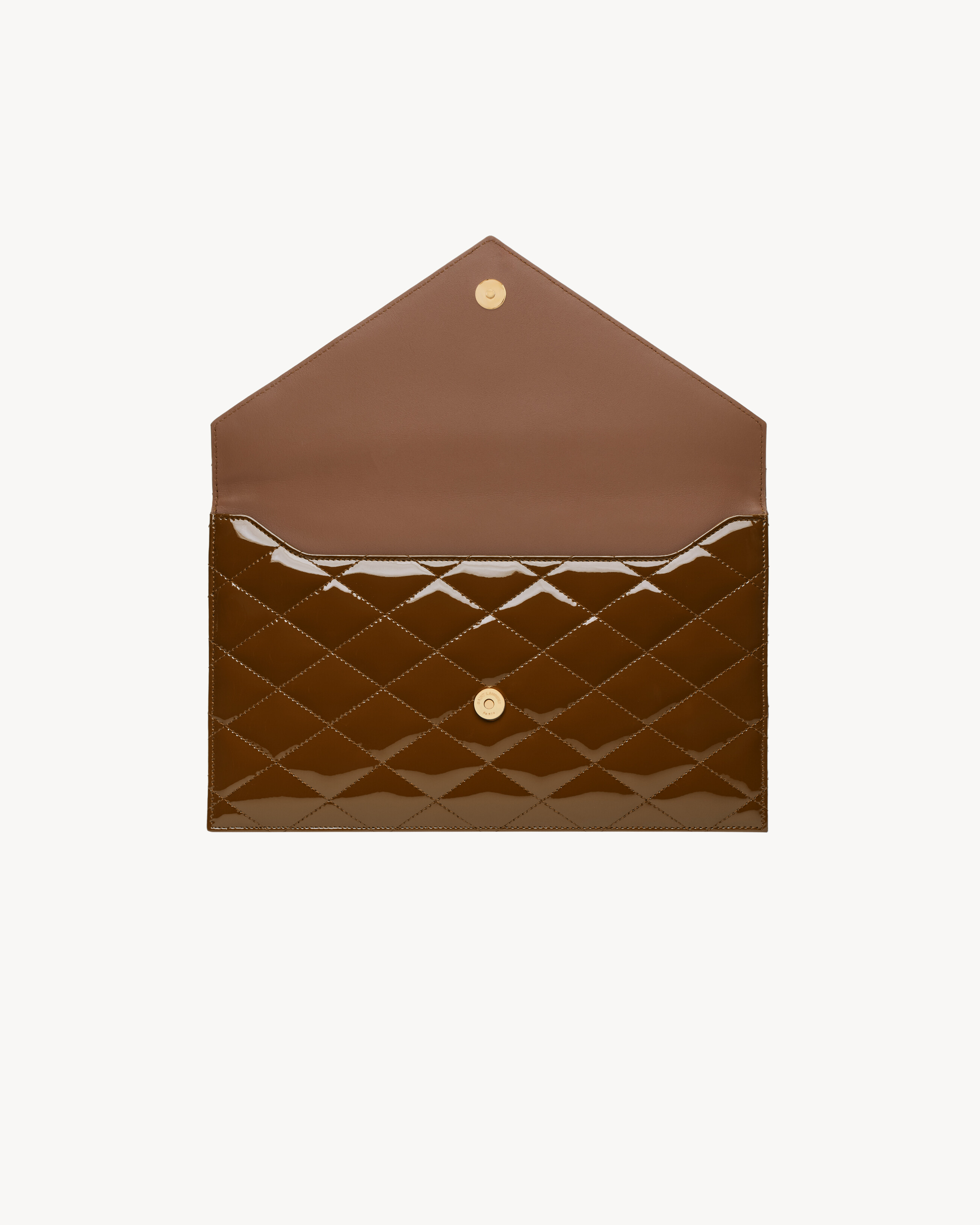 PARIS pochette en cuir verni