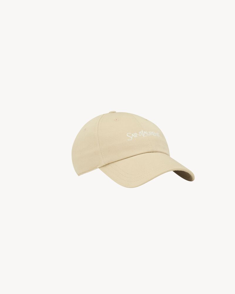 SAINT LAURENT cap in cotton gabardine