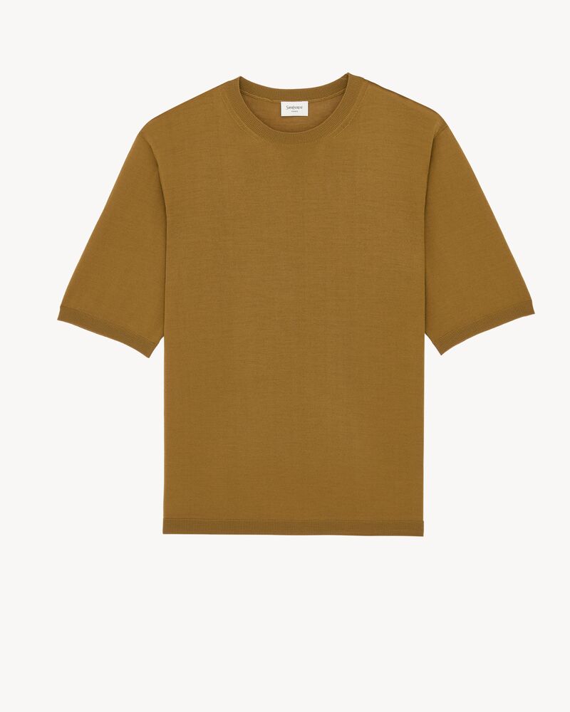 oversized T-shirt in wool