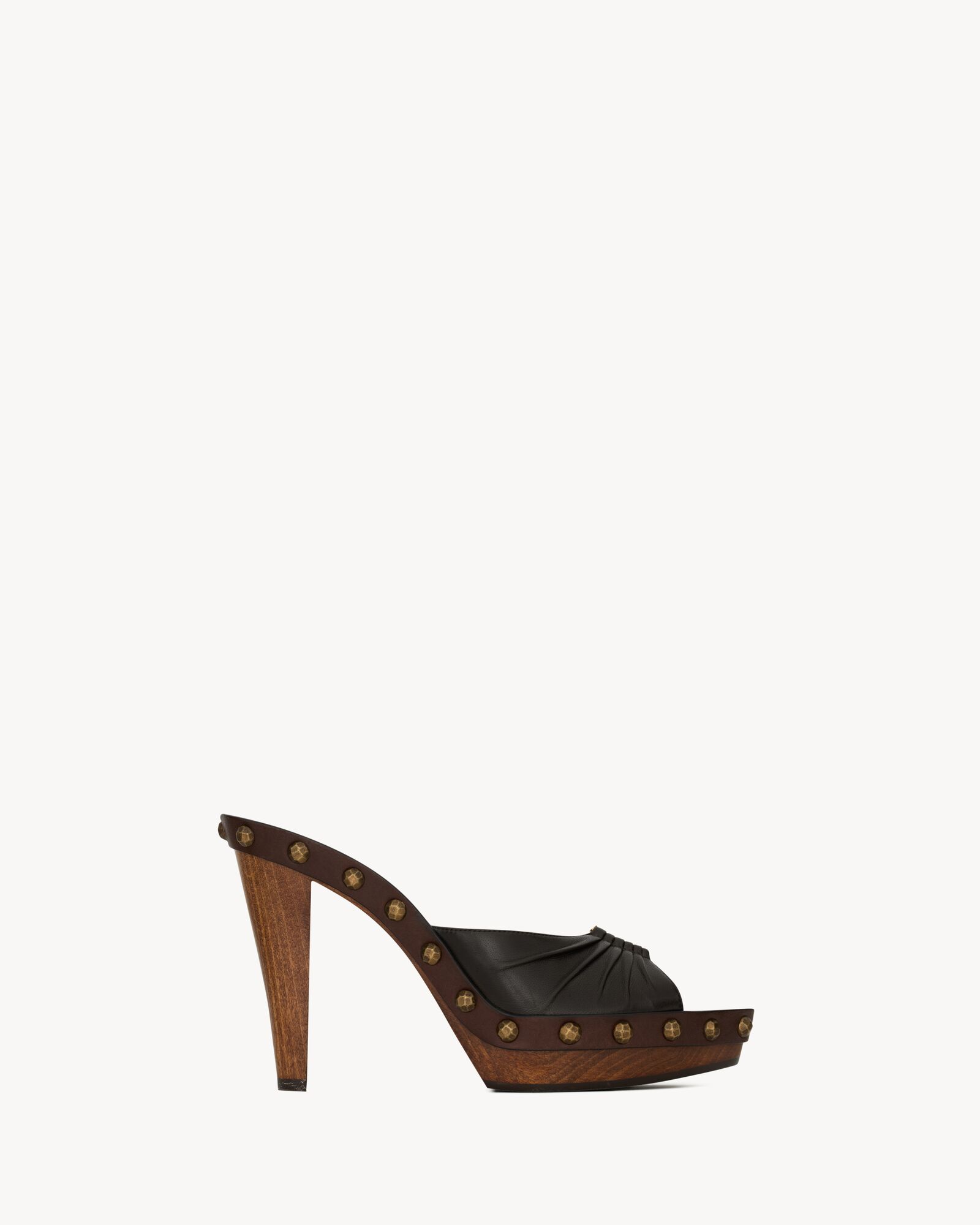 BABYLONE clogs in smooth leather — 860797AAF8B2299