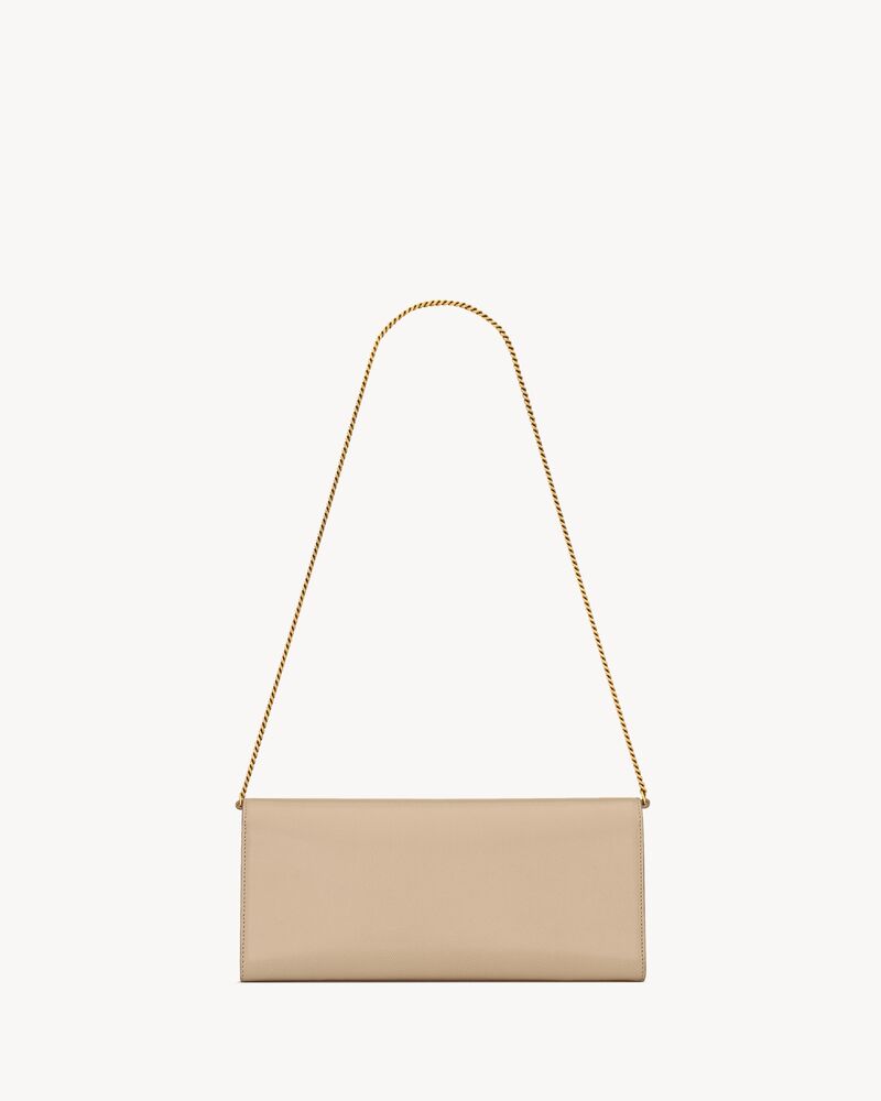 KATE clutch in grain de poudre leather