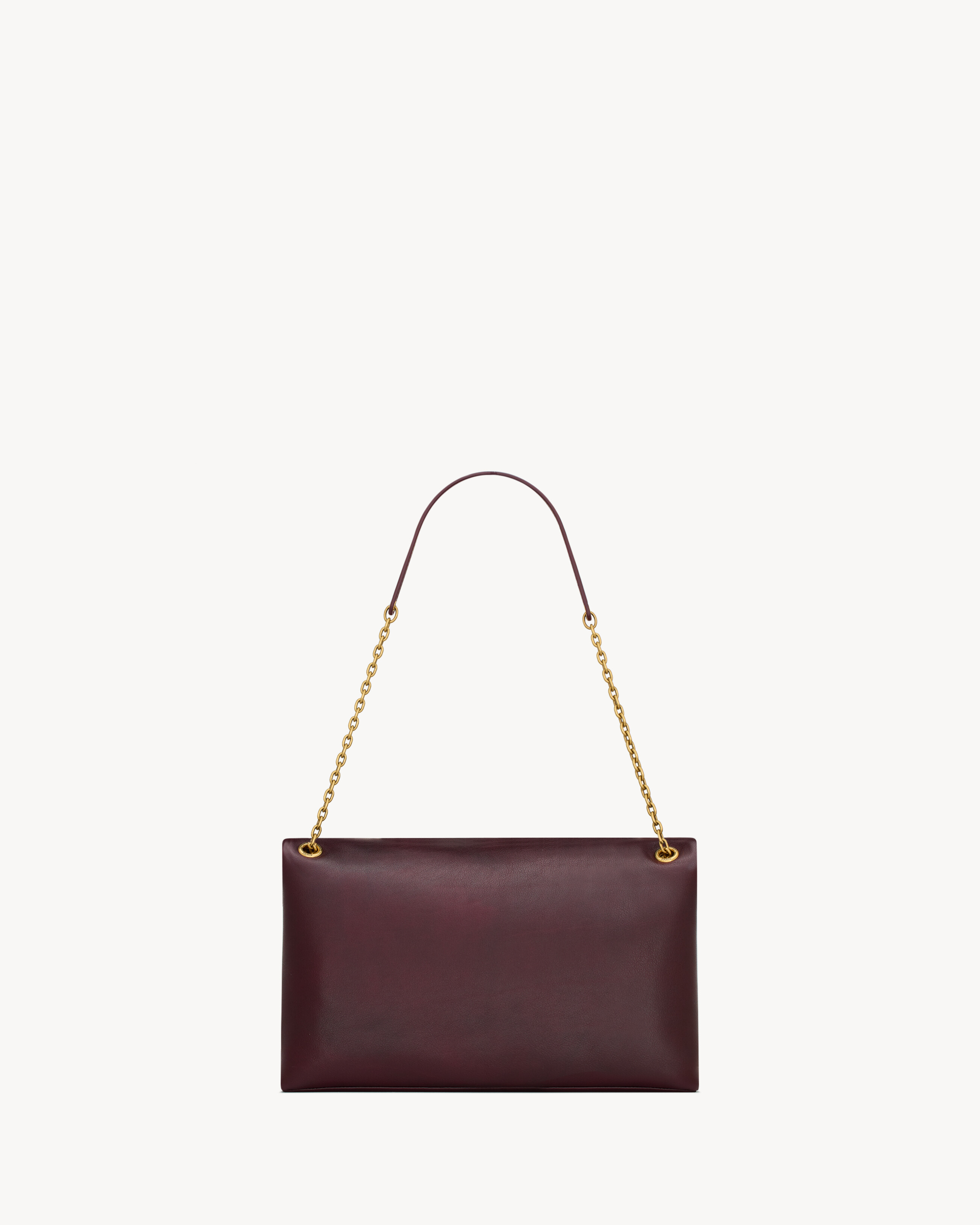 CASSANDRE large pouch on chain in smooth leather