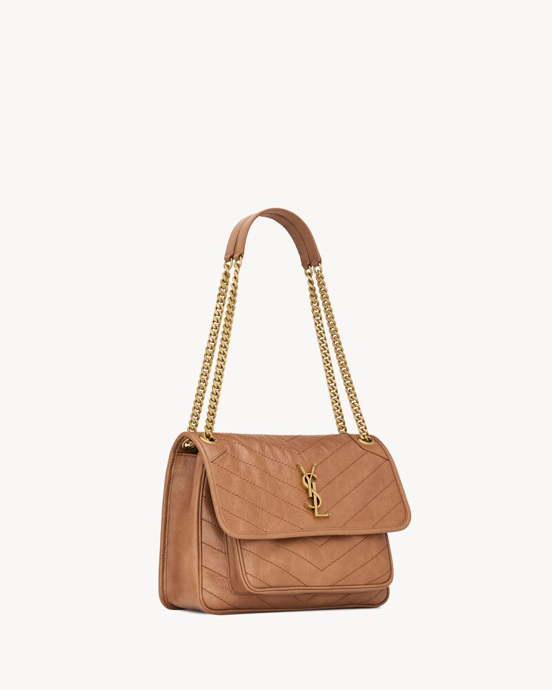 NIKI MEDIUM IN VINTAGE LEATHER in Brown | Saint Laurent | YSL NL