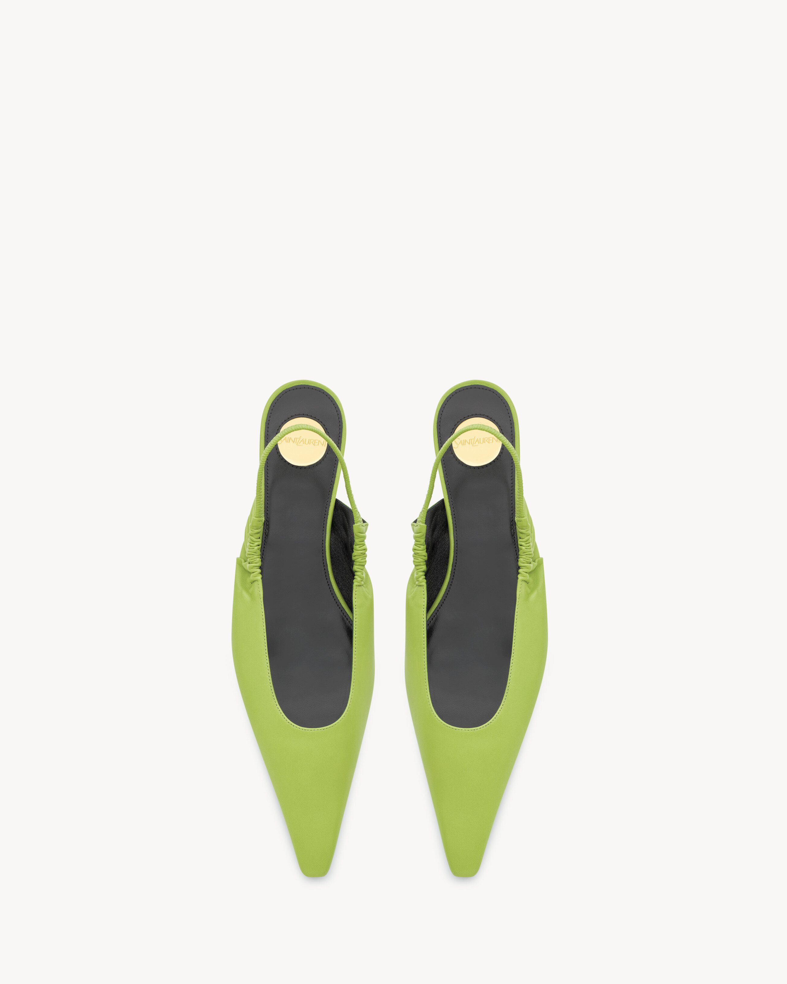 ANNE-MARIE slingback flats in smooth leather