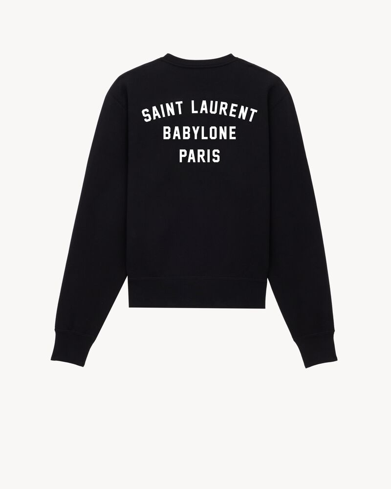SAINT LAURENT BABYLONE SWEATSHIRT