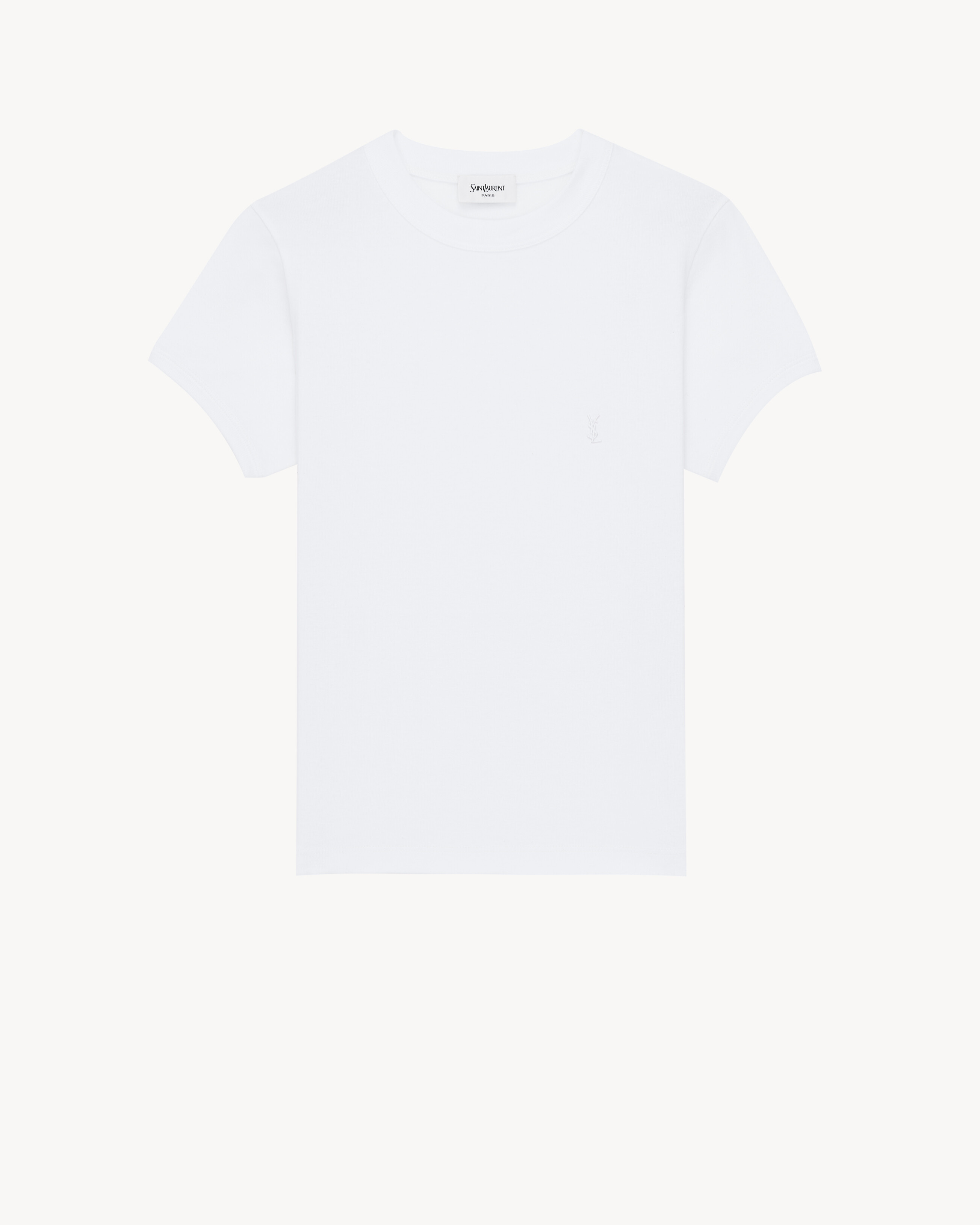 CASSANDRE T-shirt in ribbed cotton jersey
