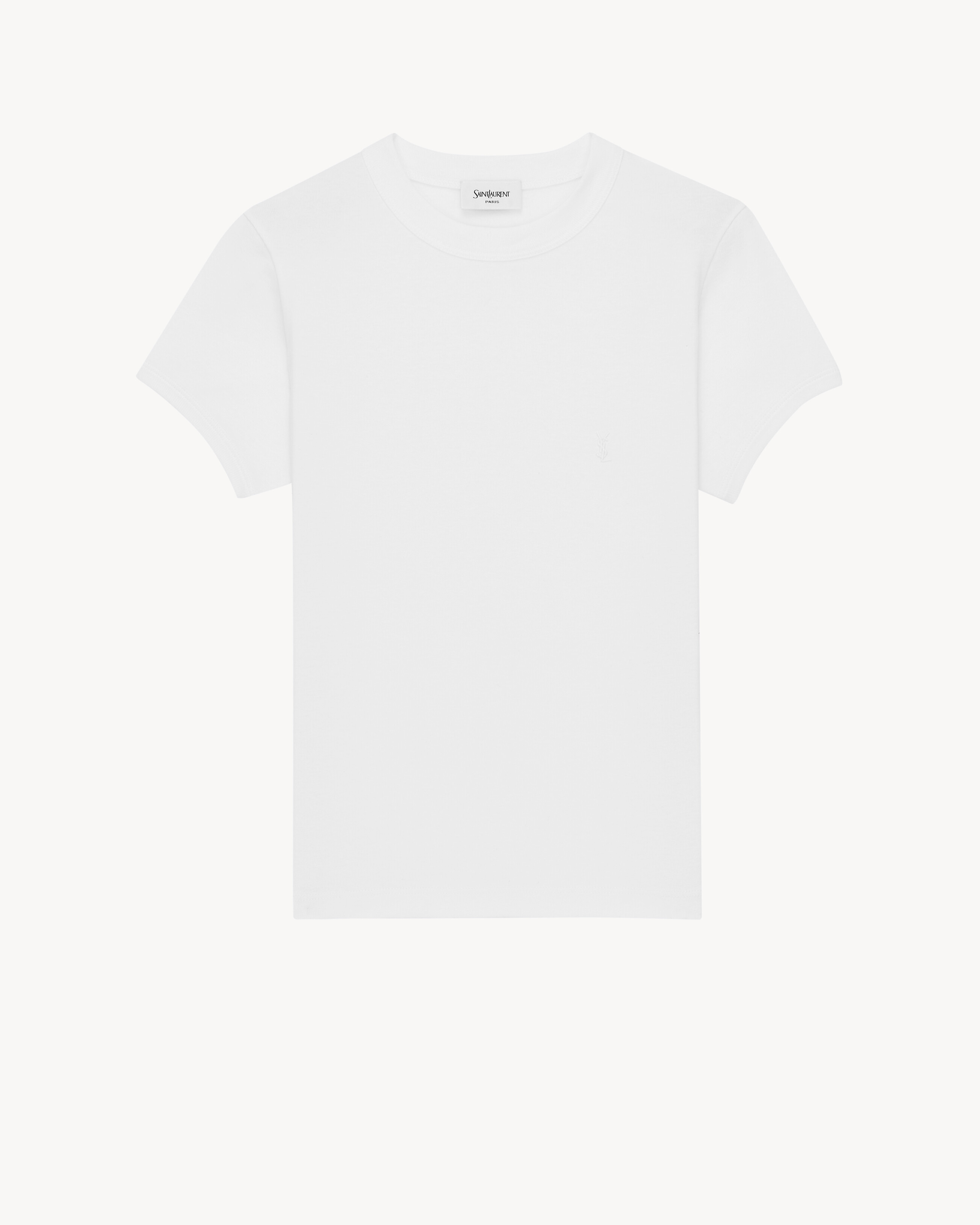 CASSANDRE T-shirt in ribbed cotton jersey