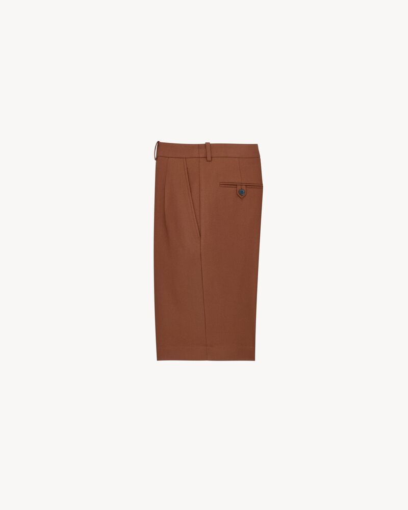 bermuda shorts in cashmere
