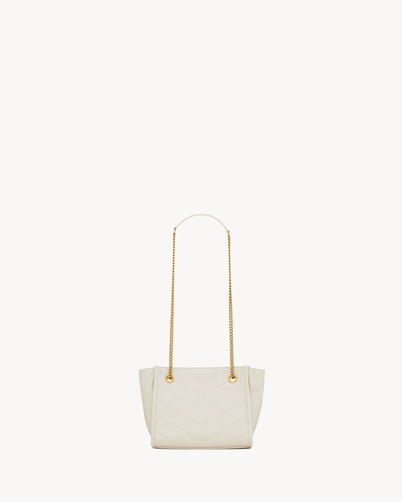 NIKI mini shopping in vintage leather