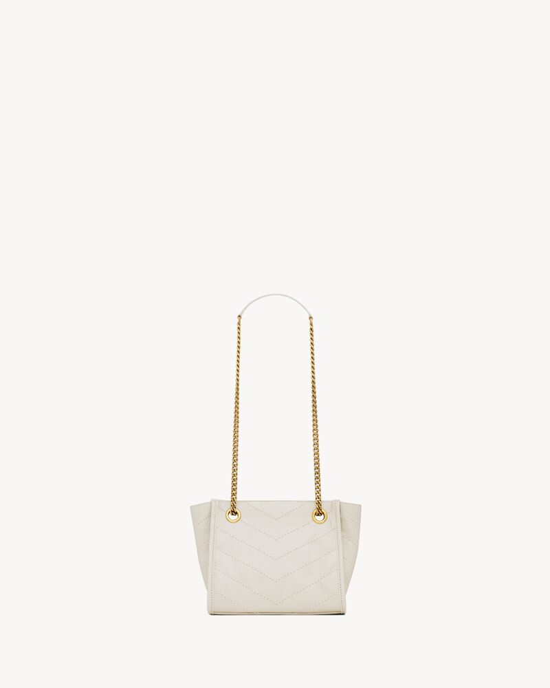 NIKI mini shopping en cuir vintage