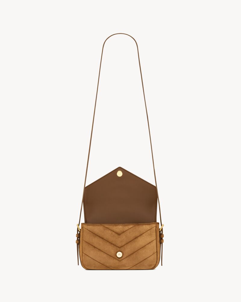 LOULOU toy crossbody in MATELASSÉ suede